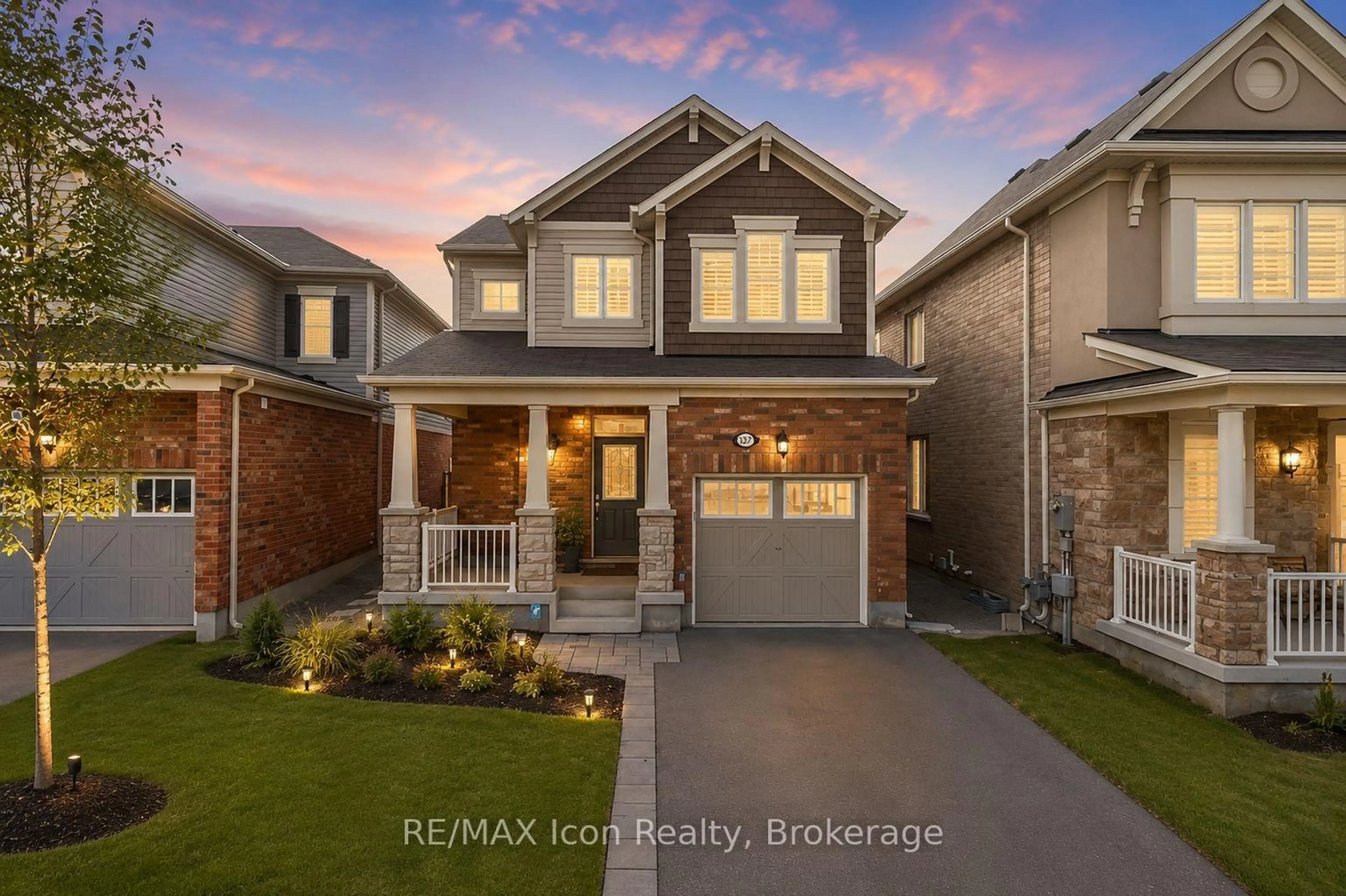 Home with brick exterior material, street for 371 Powadiuk Pl, Milton Ontario L9T 8Y1