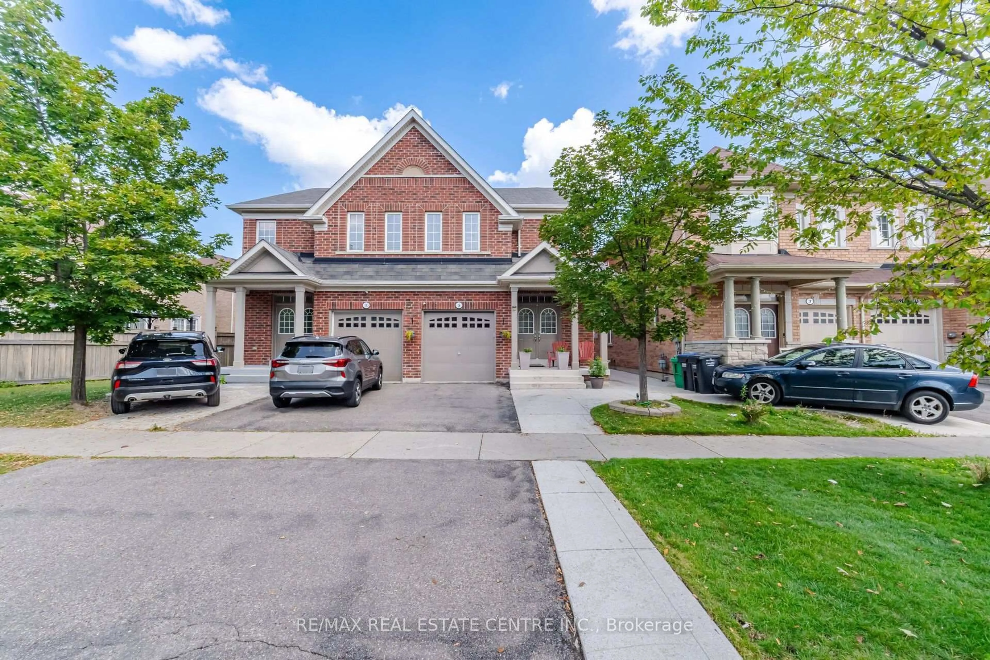 Home with brick exterior material, street for 5 Delambray St, Brampton Ontario L6R 3R9