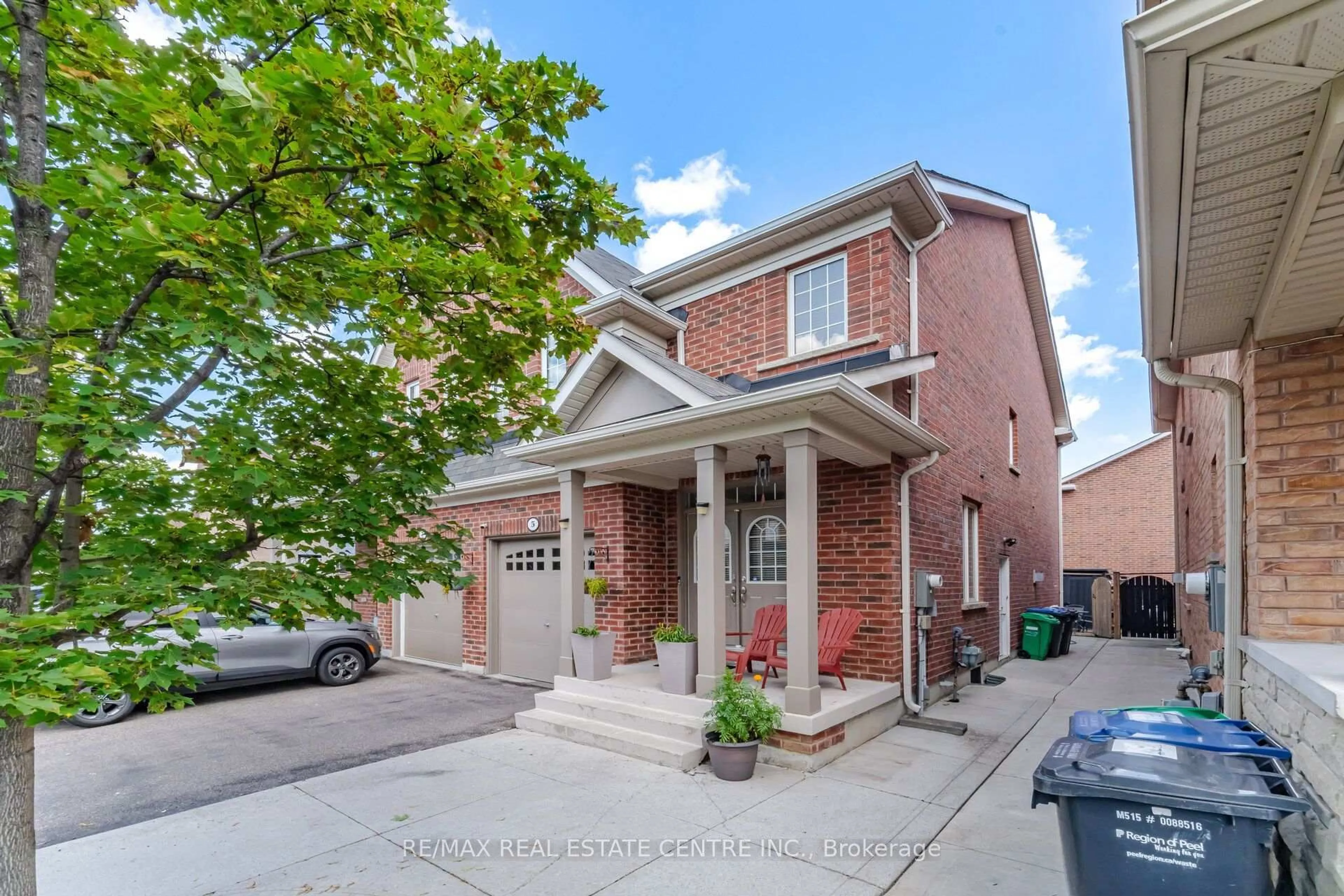 Home with brick exterior material, street for 5 Delambray St, Brampton Ontario L6R 3R9