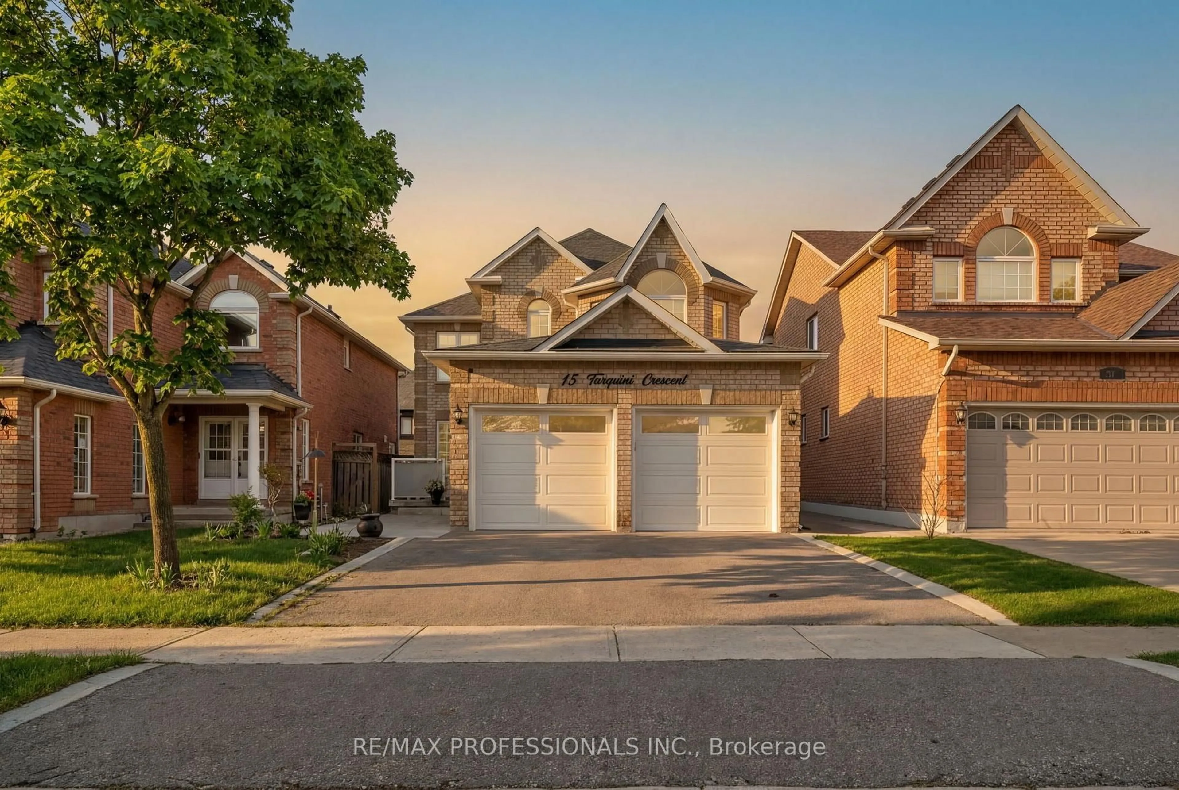 Home with brick exterior material, street for 15 Tarquini Cres, Caledon Ontario L7E 2V8