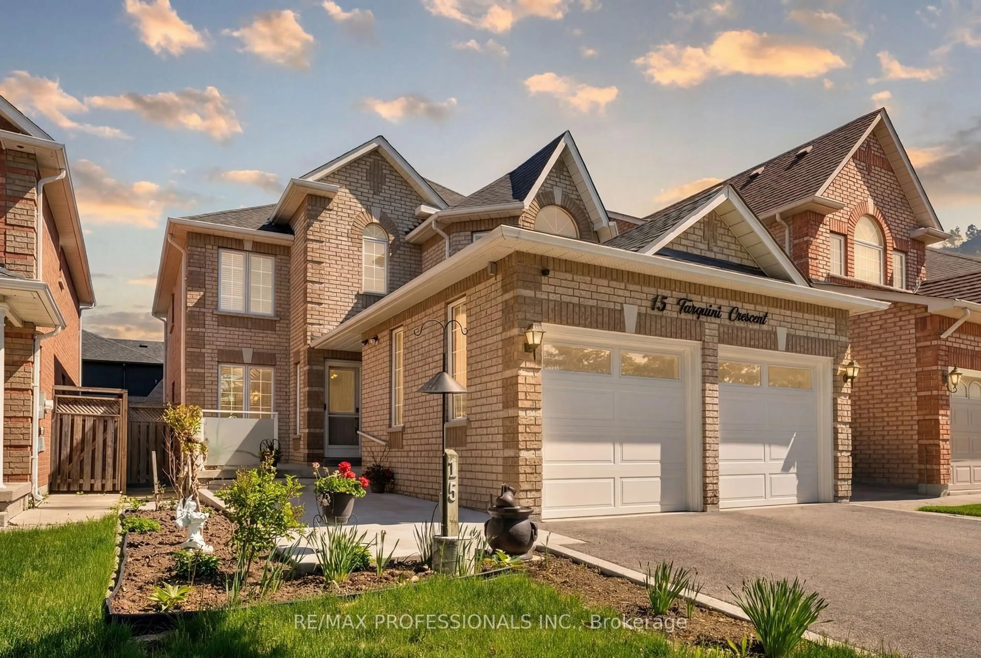 Home with brick exterior material, street for 15 Tarquini Cres, Caledon Ontario L7E 2V8