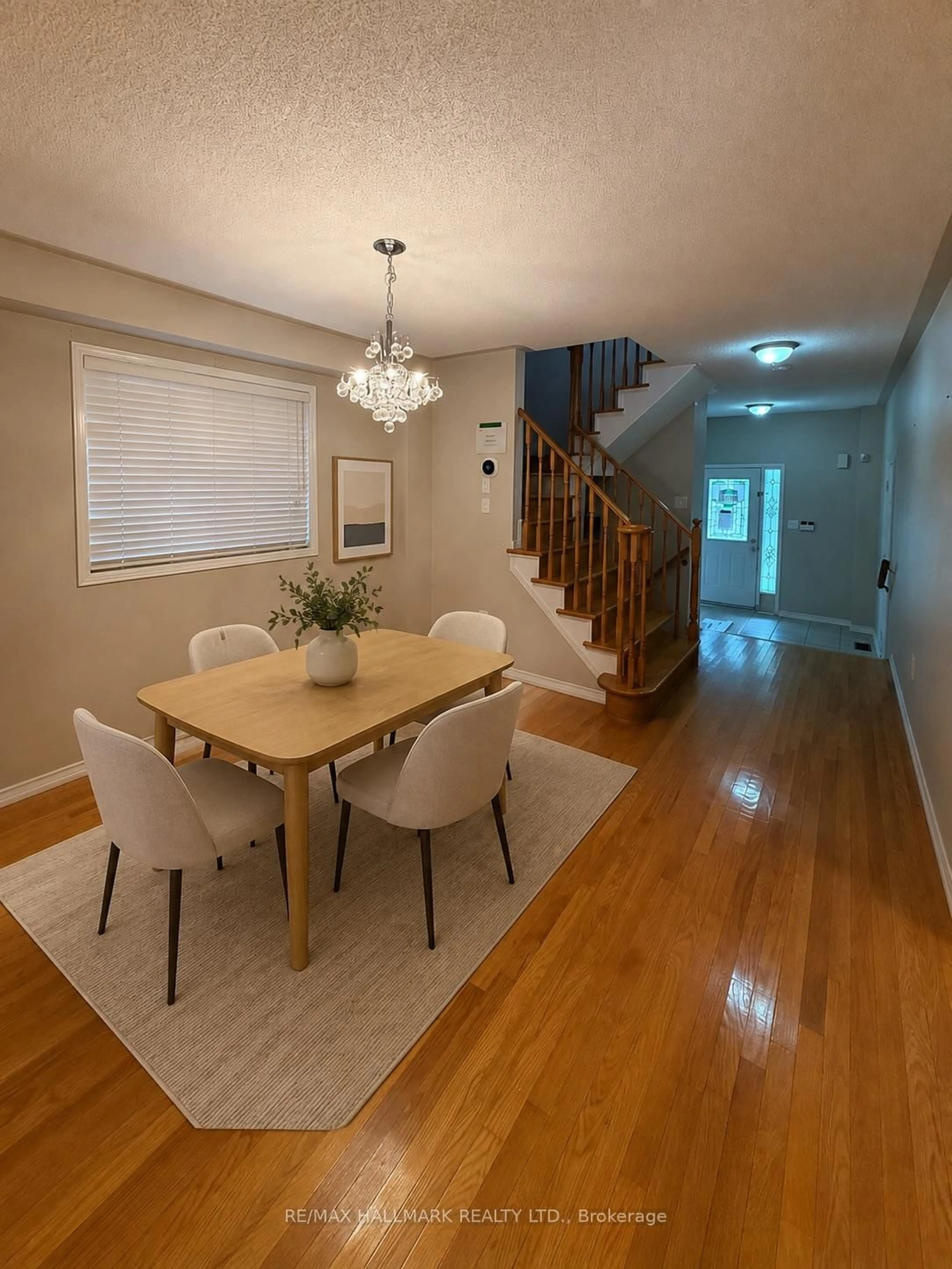 Dining room, wood/laminate floor for 50 Farthingale Cres, Brampton Ontario L7A 1W7