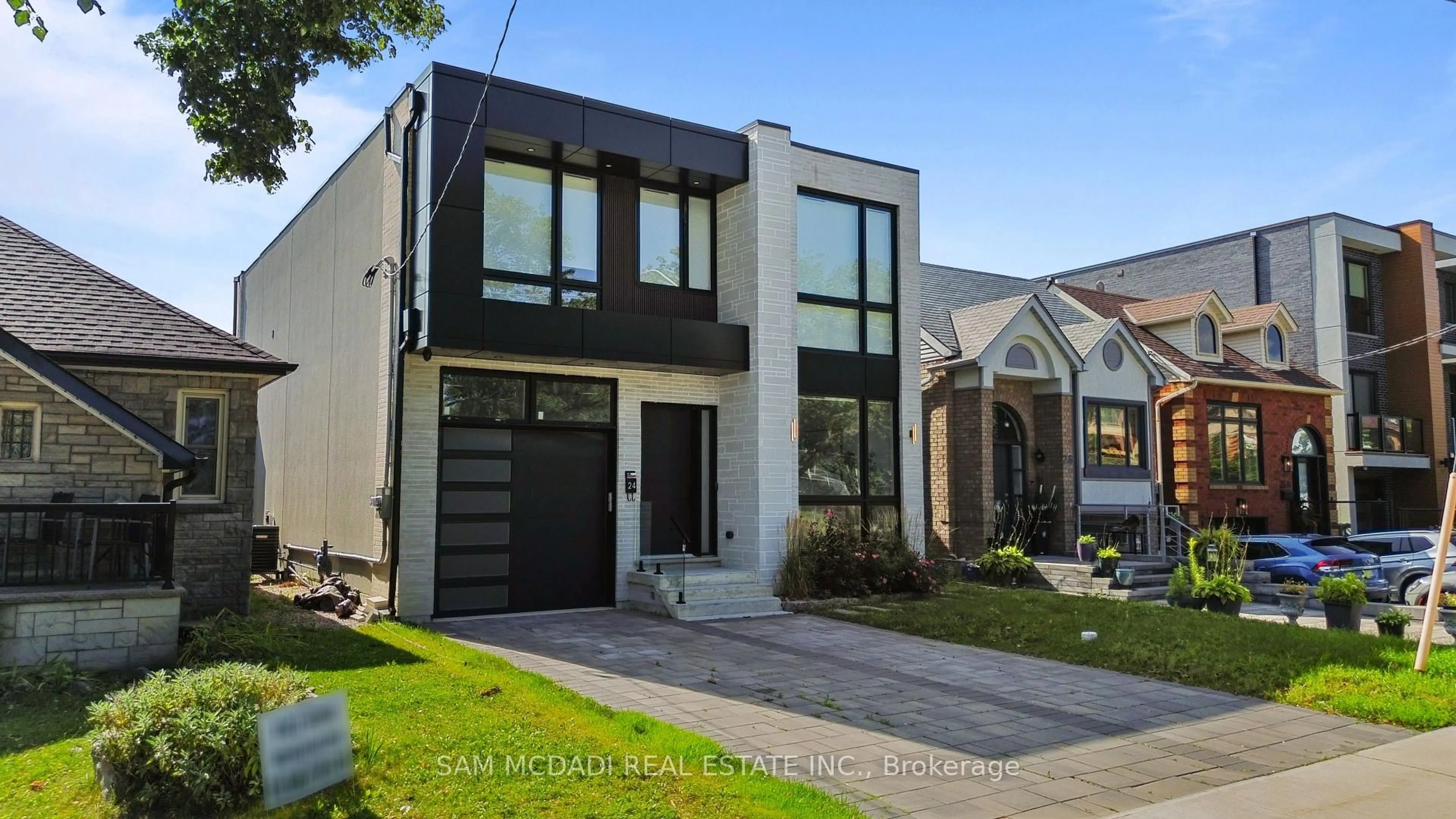 Home with brick exterior material, street for 24 Twenty First St, Toronto Ontario M8V 3L7