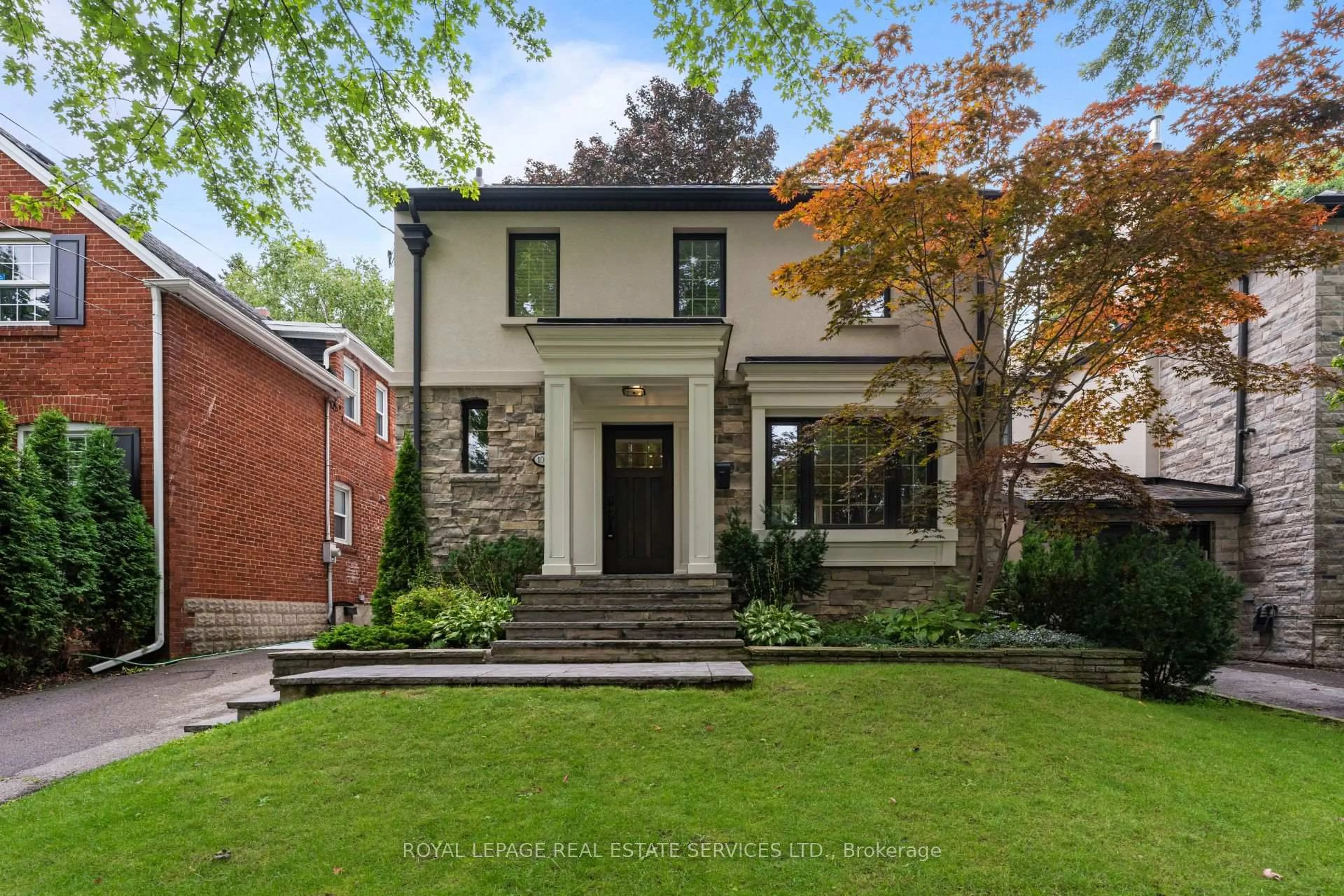 Home with brick exterior material, street for 100 Dunedin Dr, Toronto Ontario M8X 2K5