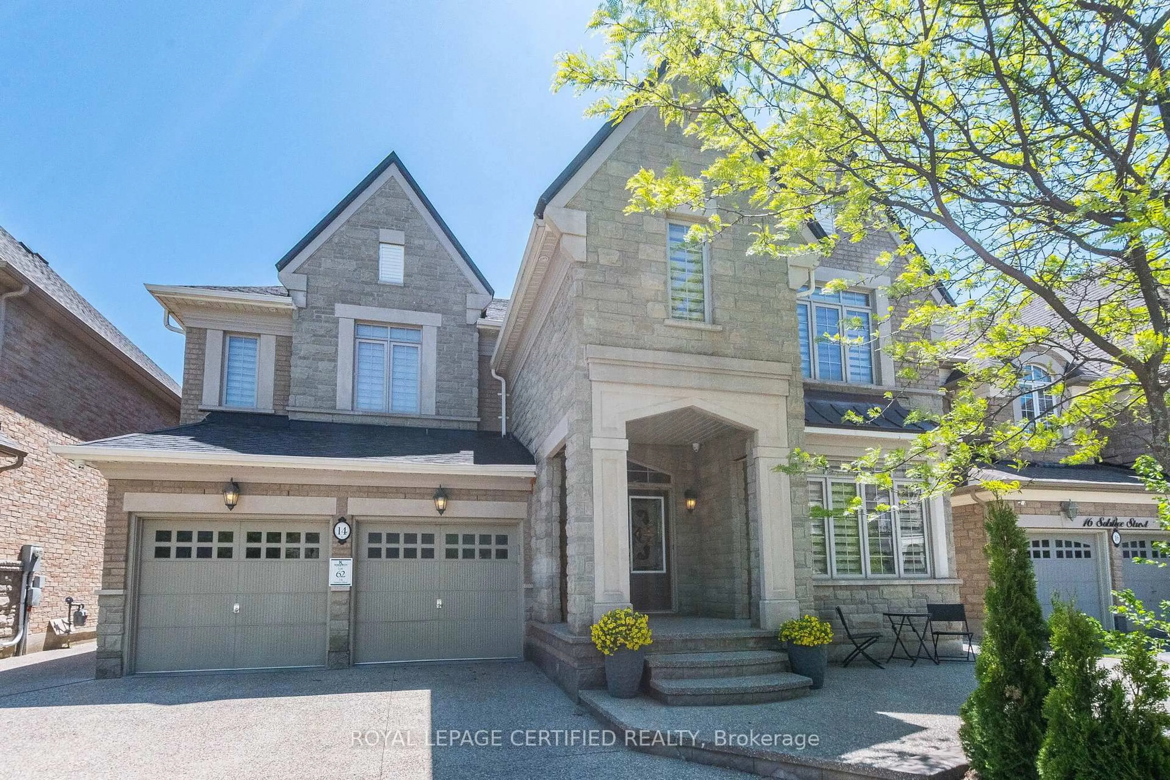 Home with brick exterior material, street for 14 Solstice St, Brampton Ontario L6P 3T5