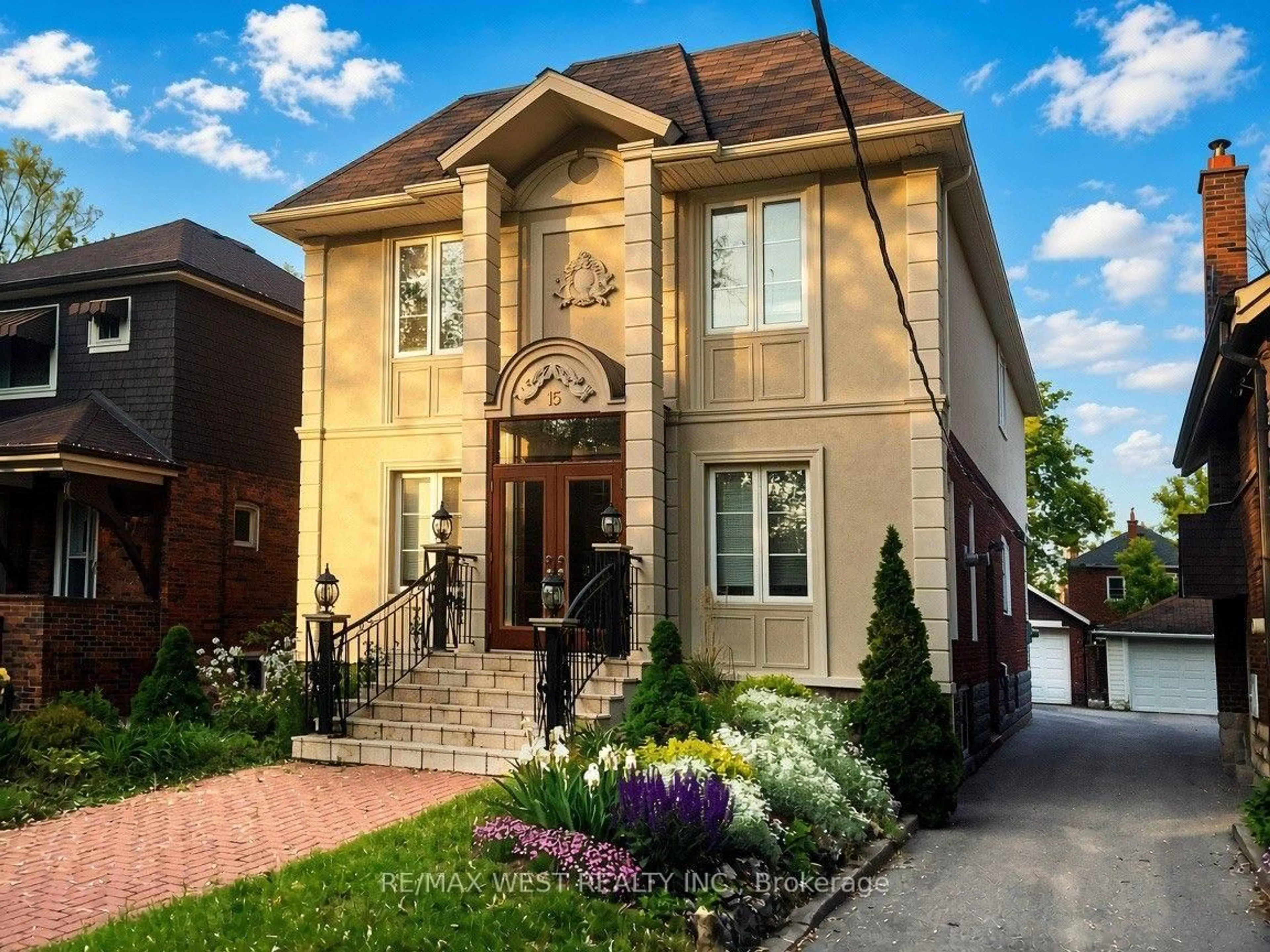 Home with brick exterior material, street for 15 Wendover Rd, Toronto Ontario M8X 2L1