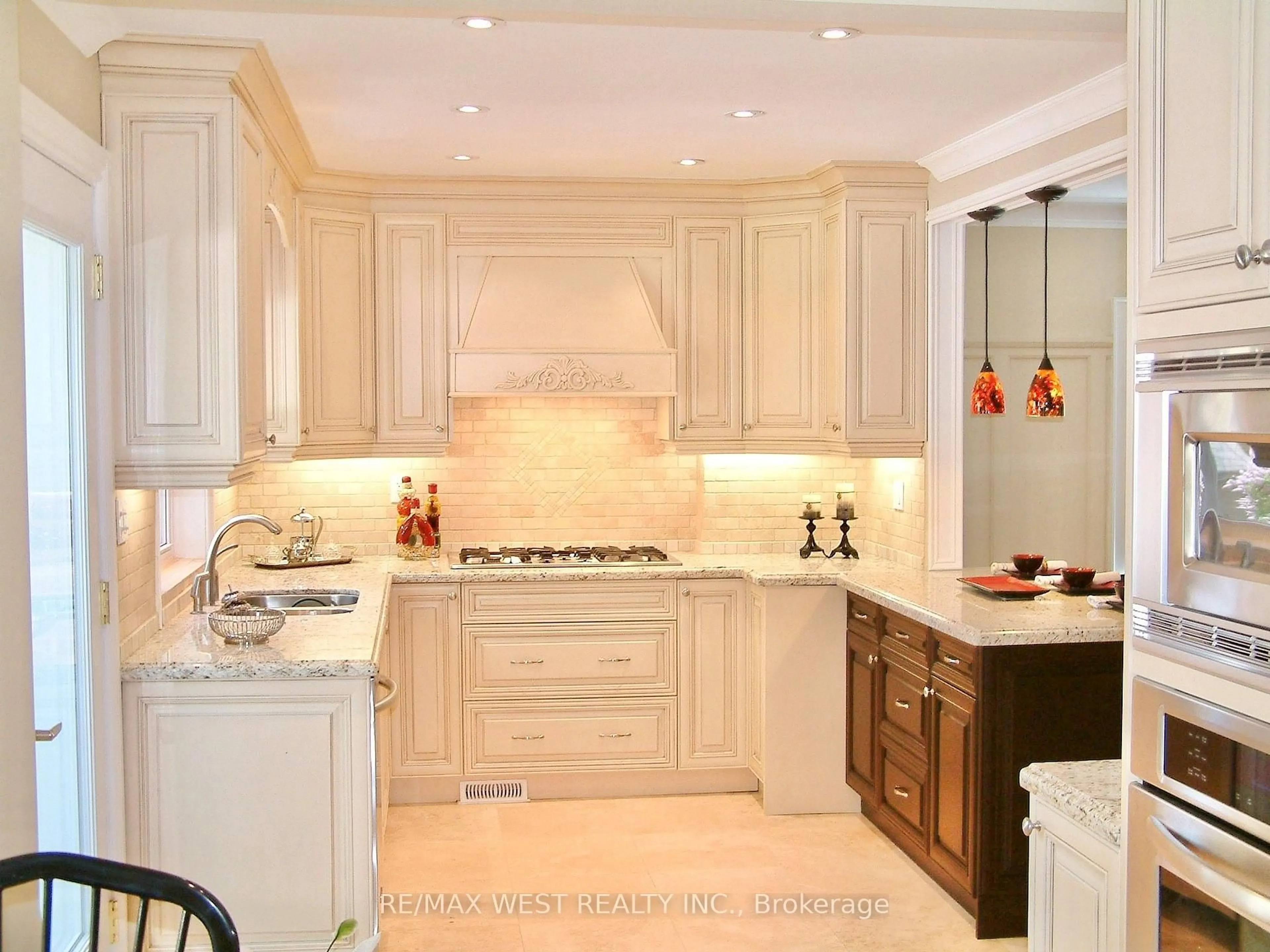 Contemporary kitchen, ceramic/tile floor for 15 Wendover Rd, Toronto Ontario M8X 2L1