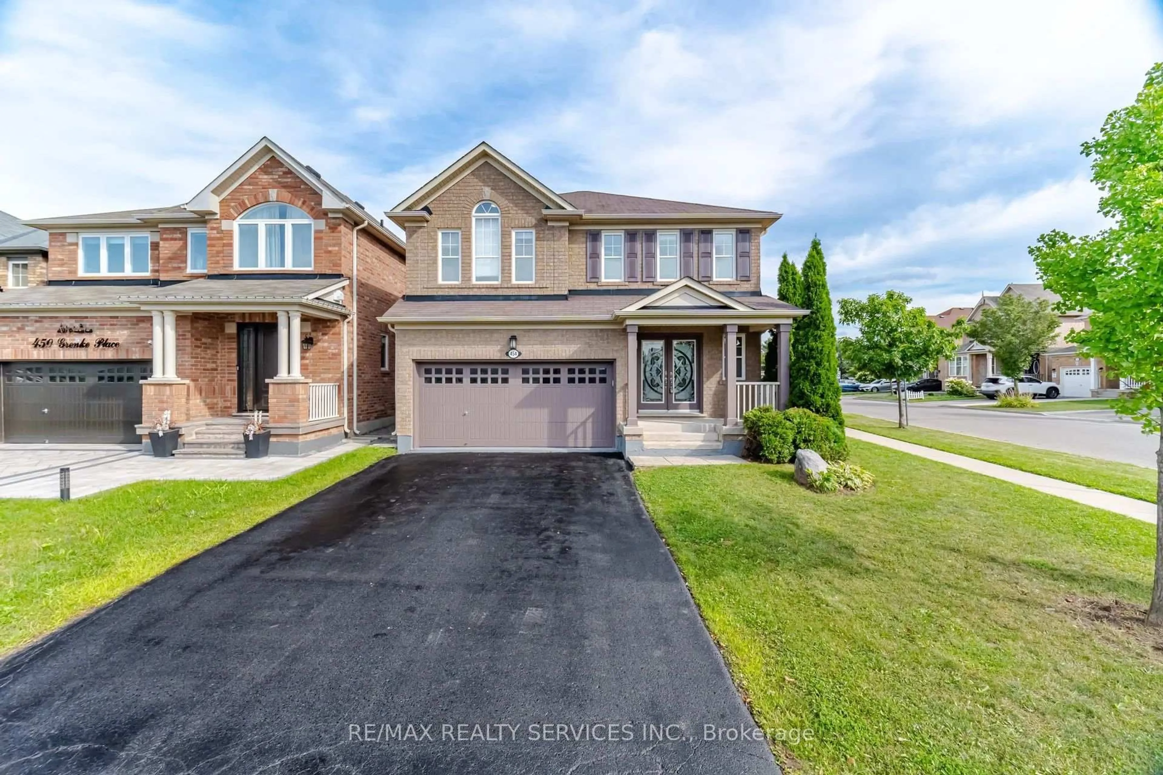 Home with brick exterior material, street for 454 Grenke Pl, Milton Ontario L9T 7T6