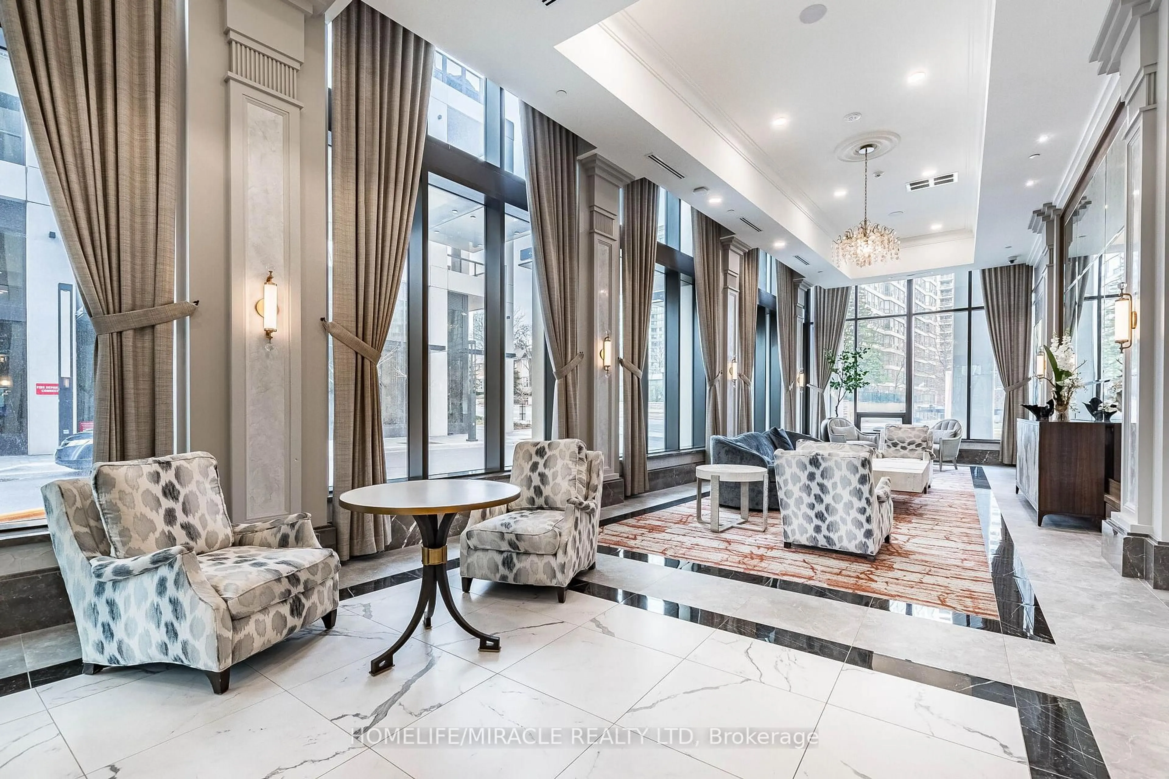 Lobby for 30 Elm Dr #3802, Mississauga Ontario L5B 0N6