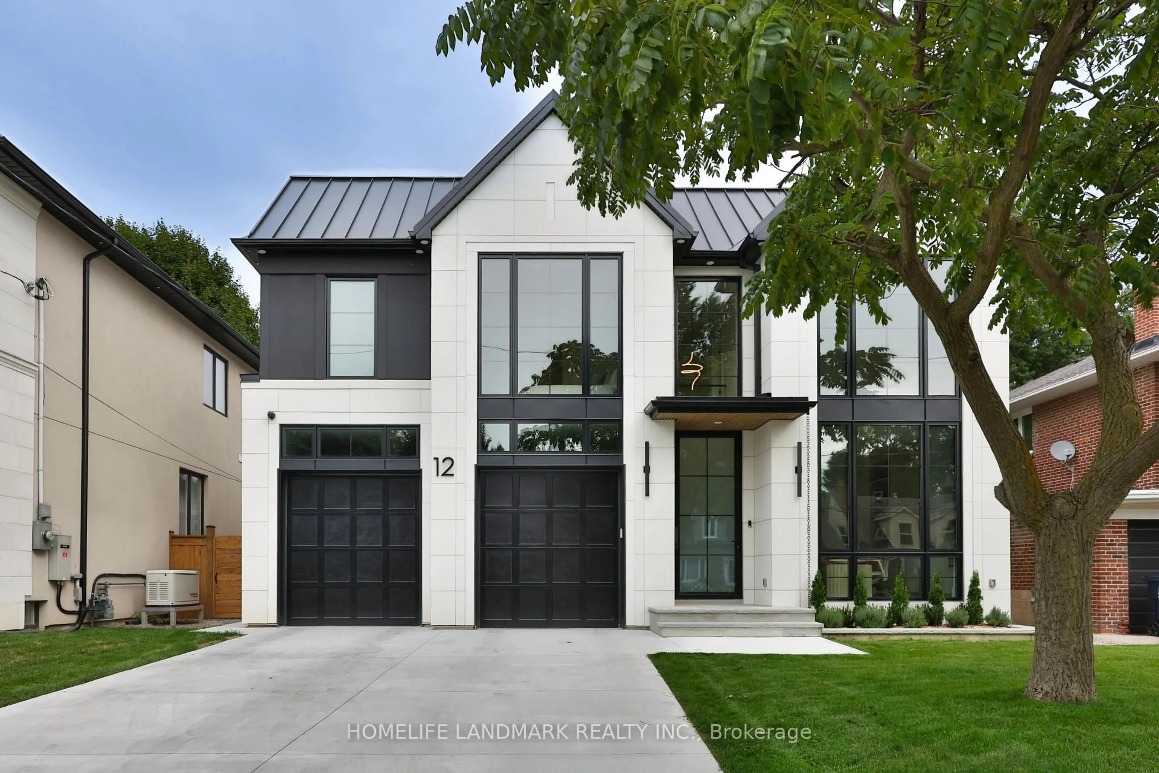 Home with brick exterior material, street for 12 Bernice Ave, Toronto Ontario M8Y 1Z6