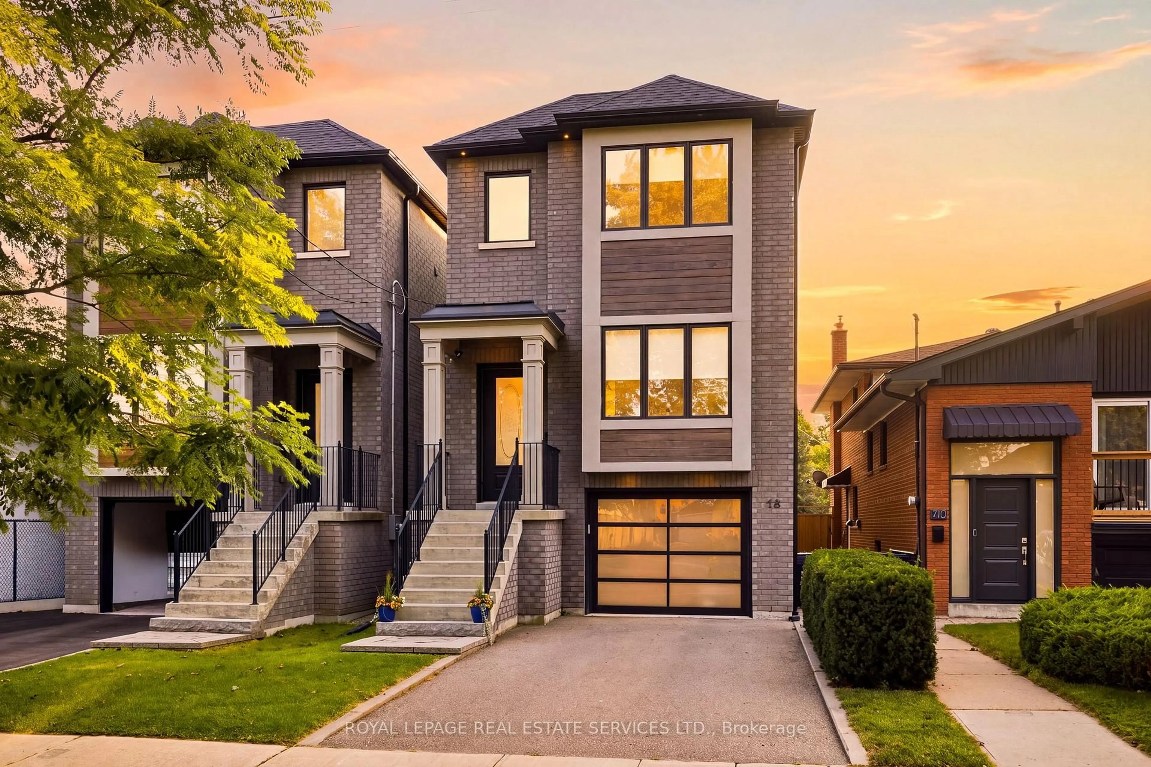 Home with brick exterior material, street for 98 Foch Ave, Toronto Ontario M8W 3X8