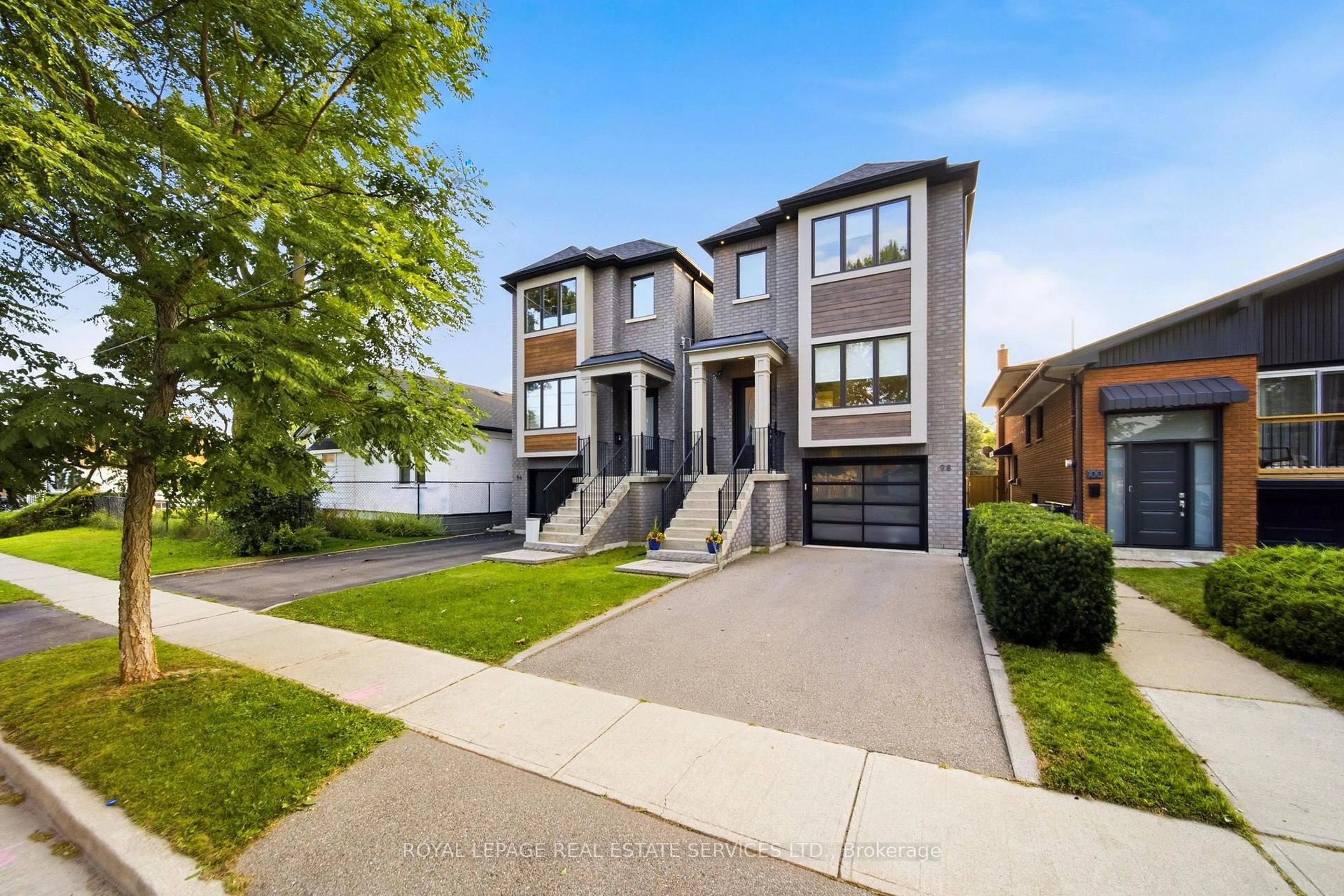Home with brick exterior material, street for 98 Foch Ave, Toronto Ontario M8W 3X8
