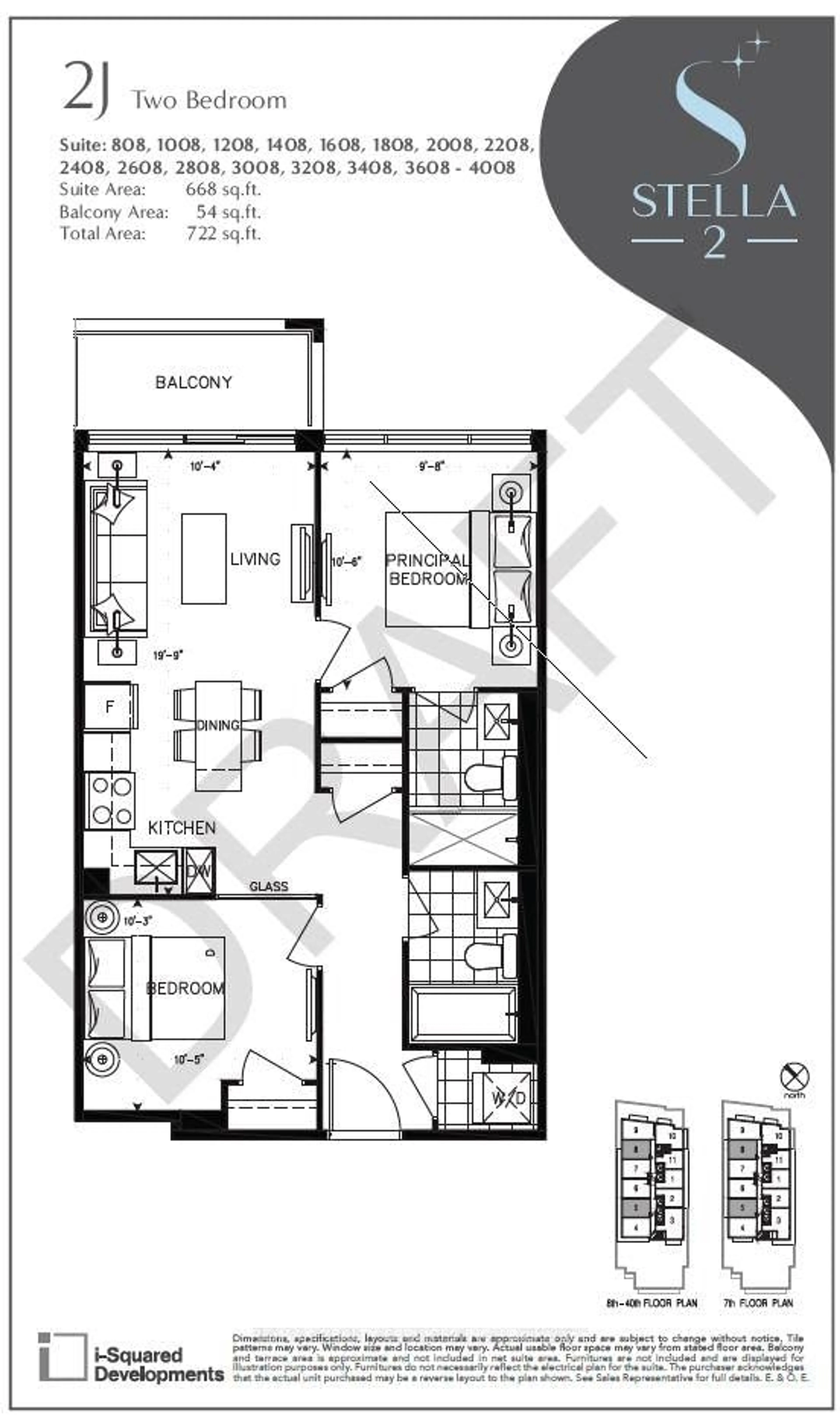 Floor plan for 225 Malta Ave #1608, Brampton Ontario L6Y 6L6