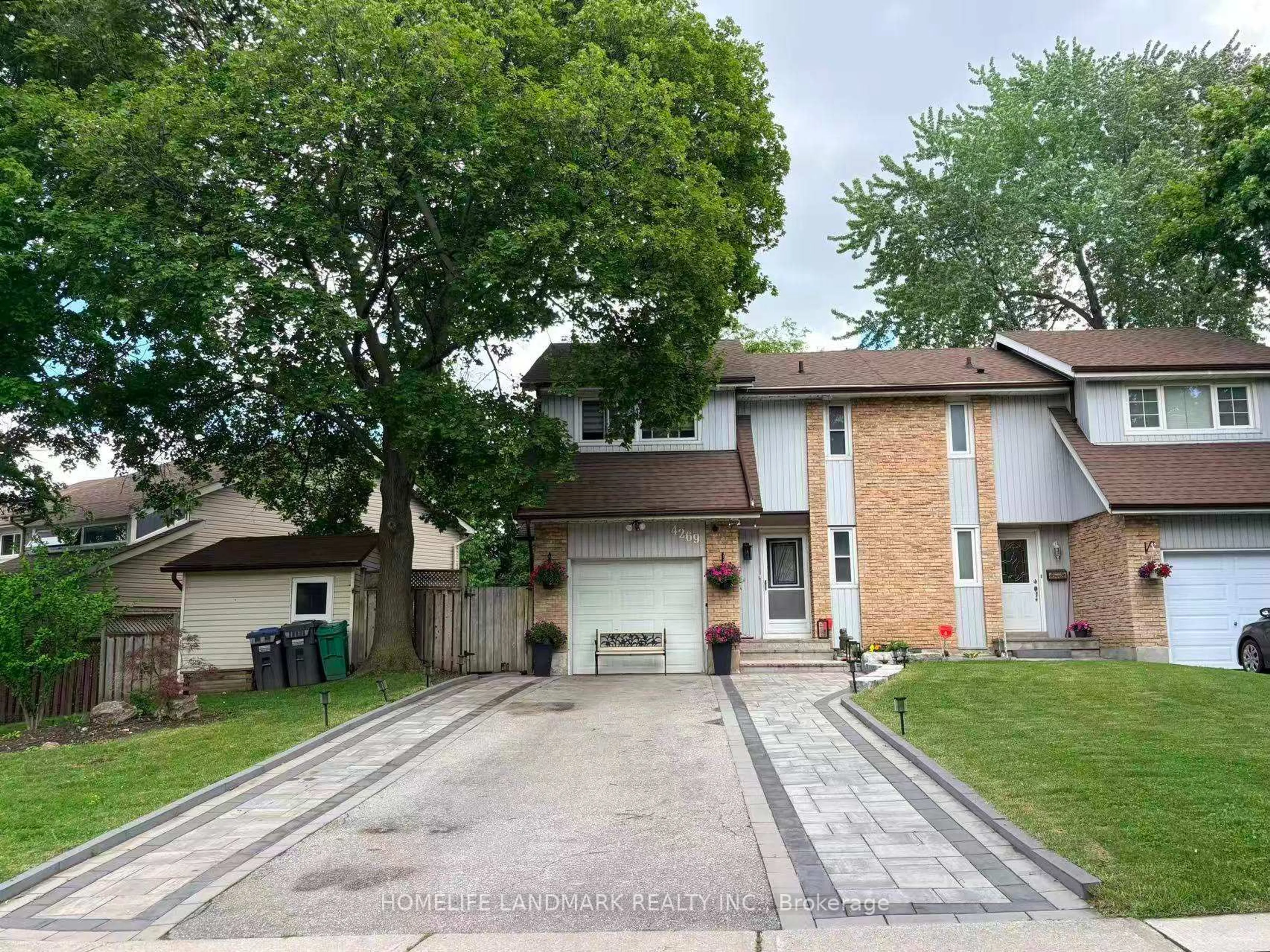 Home with brick exterior material, street for 4269 Gayling Gdns, Mississauga Ontario L5L 1Z8