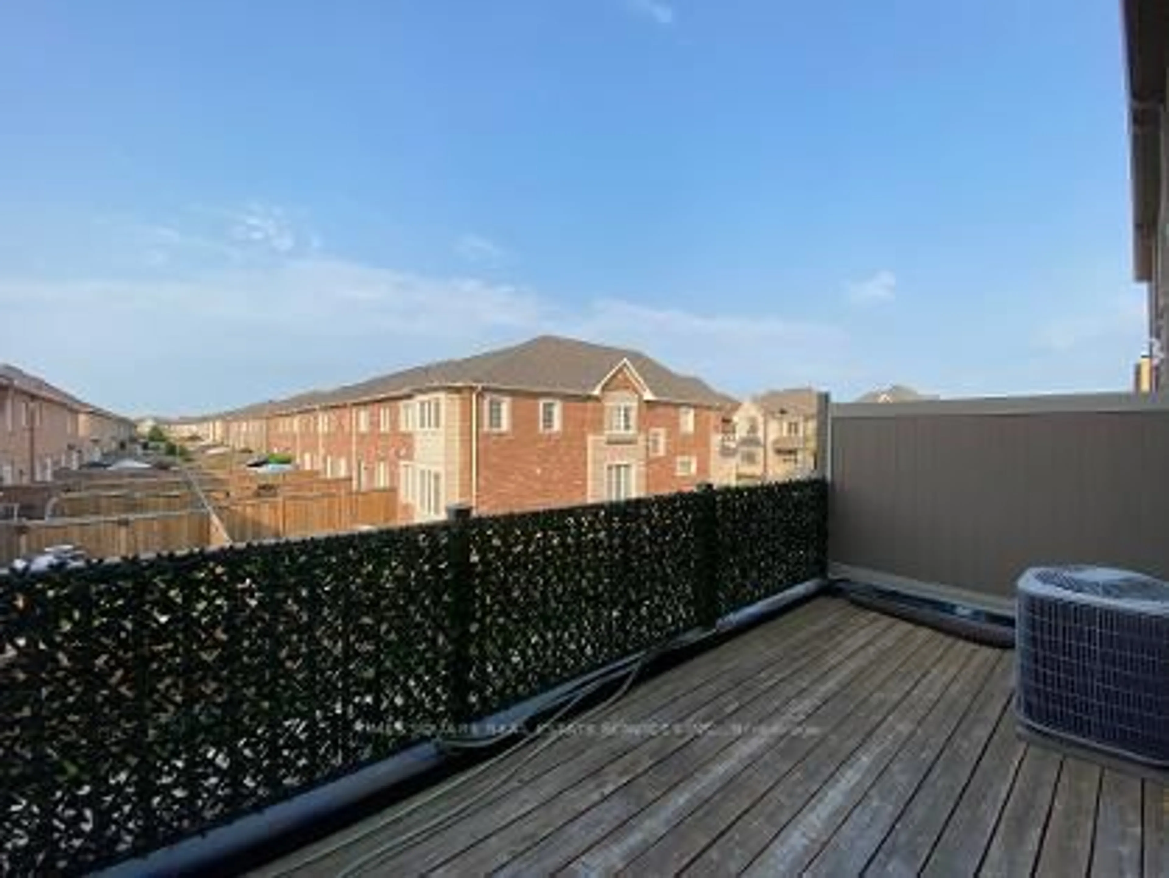 Balcony in the apartment, city buildings view from balcony for 3060 Ernest Appelbe Blvd, Oakville Ontario L6H 0L9