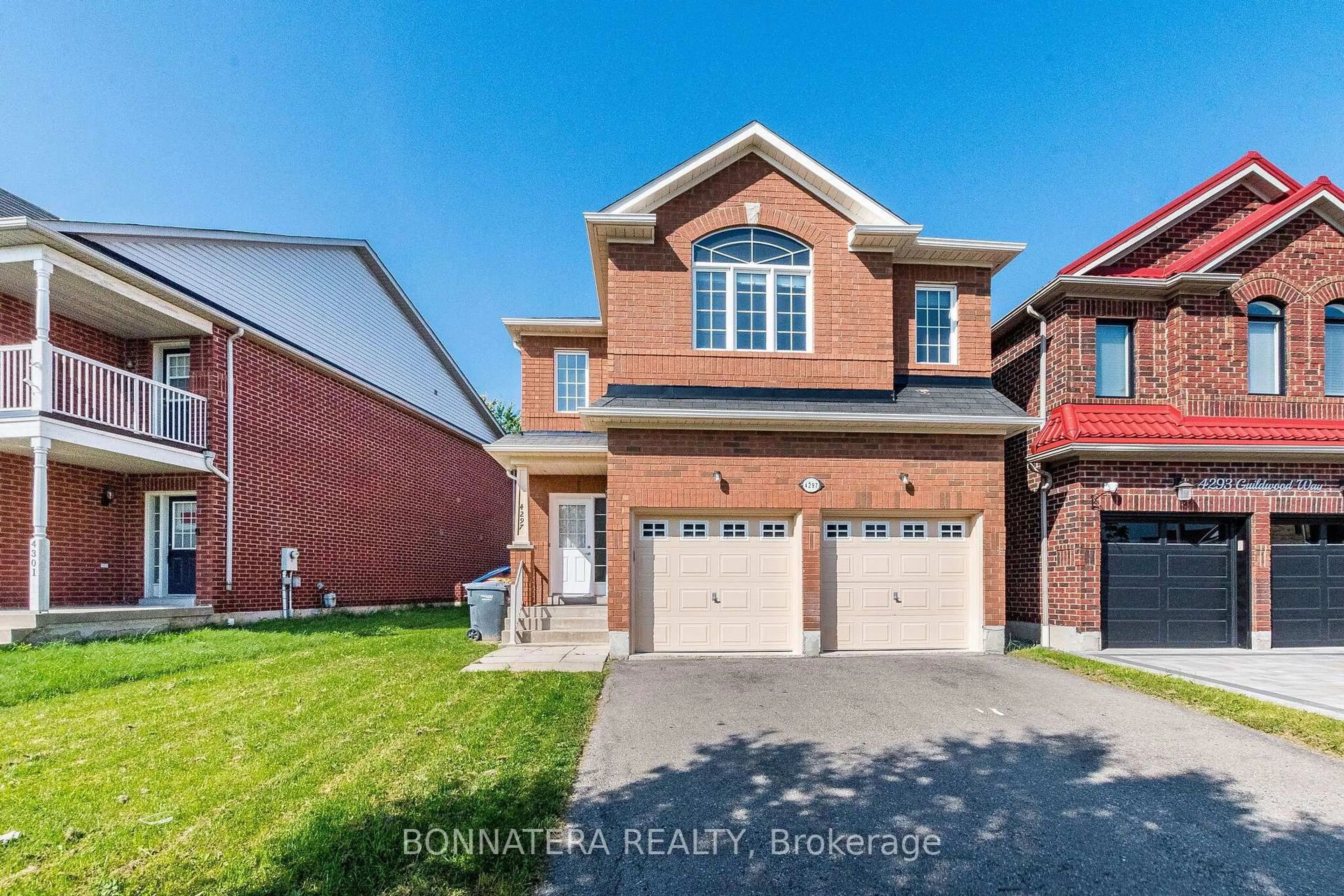 Home with brick exterior material, street for 4297 Guildwood Way, Mississauga Ontario L5R 0A7