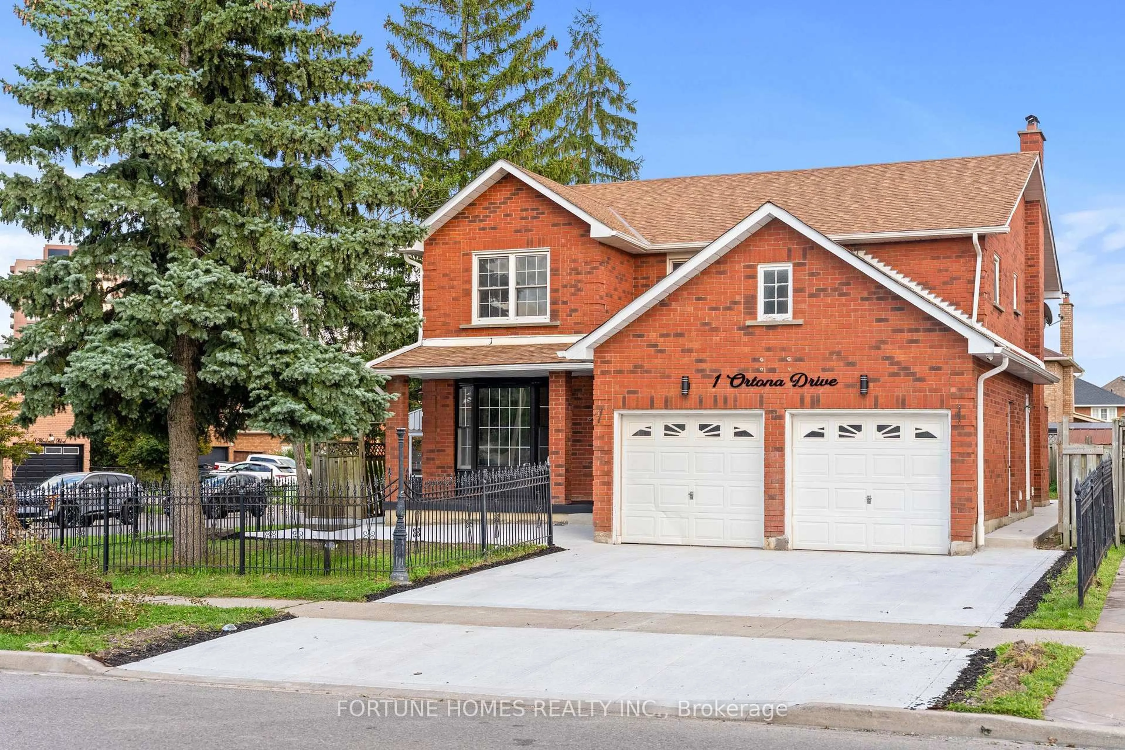 Home with brick exterior material, street for 1 Ortona Dr, Brampton Ontario L6Y 3C9