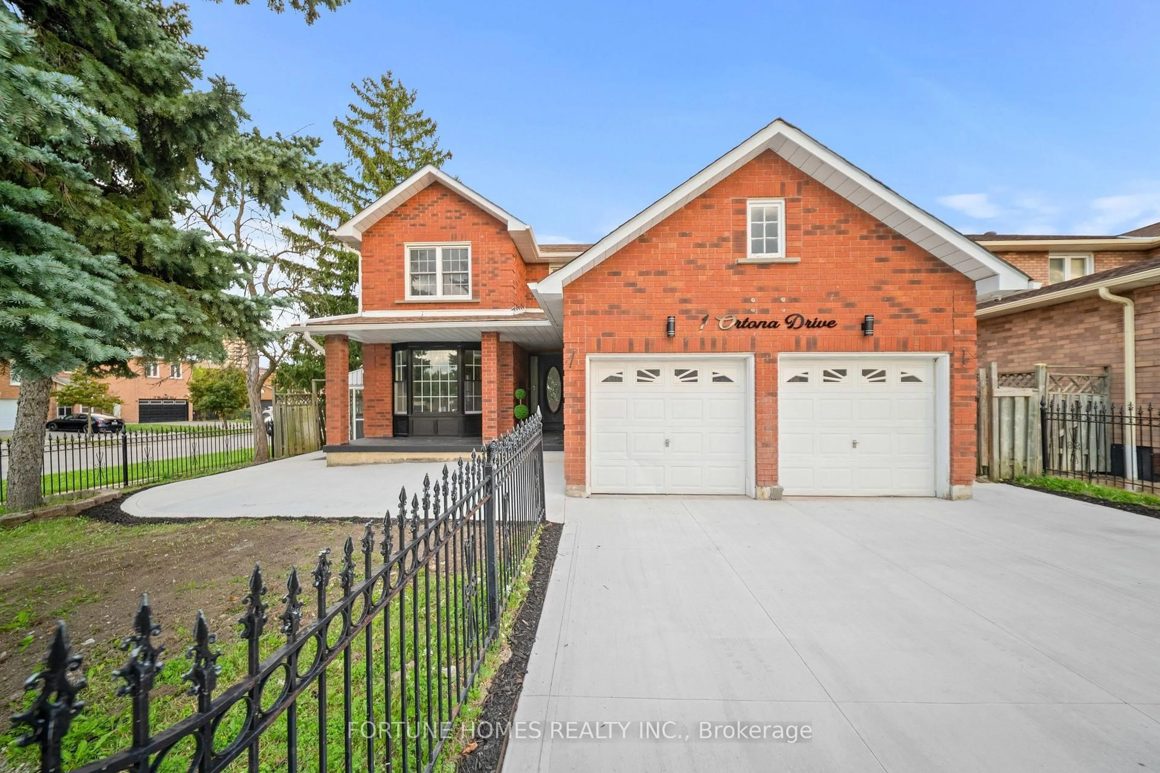 Home with brick exterior material, street for 1 Ortona Dr, Brampton Ontario L6Y 3C9