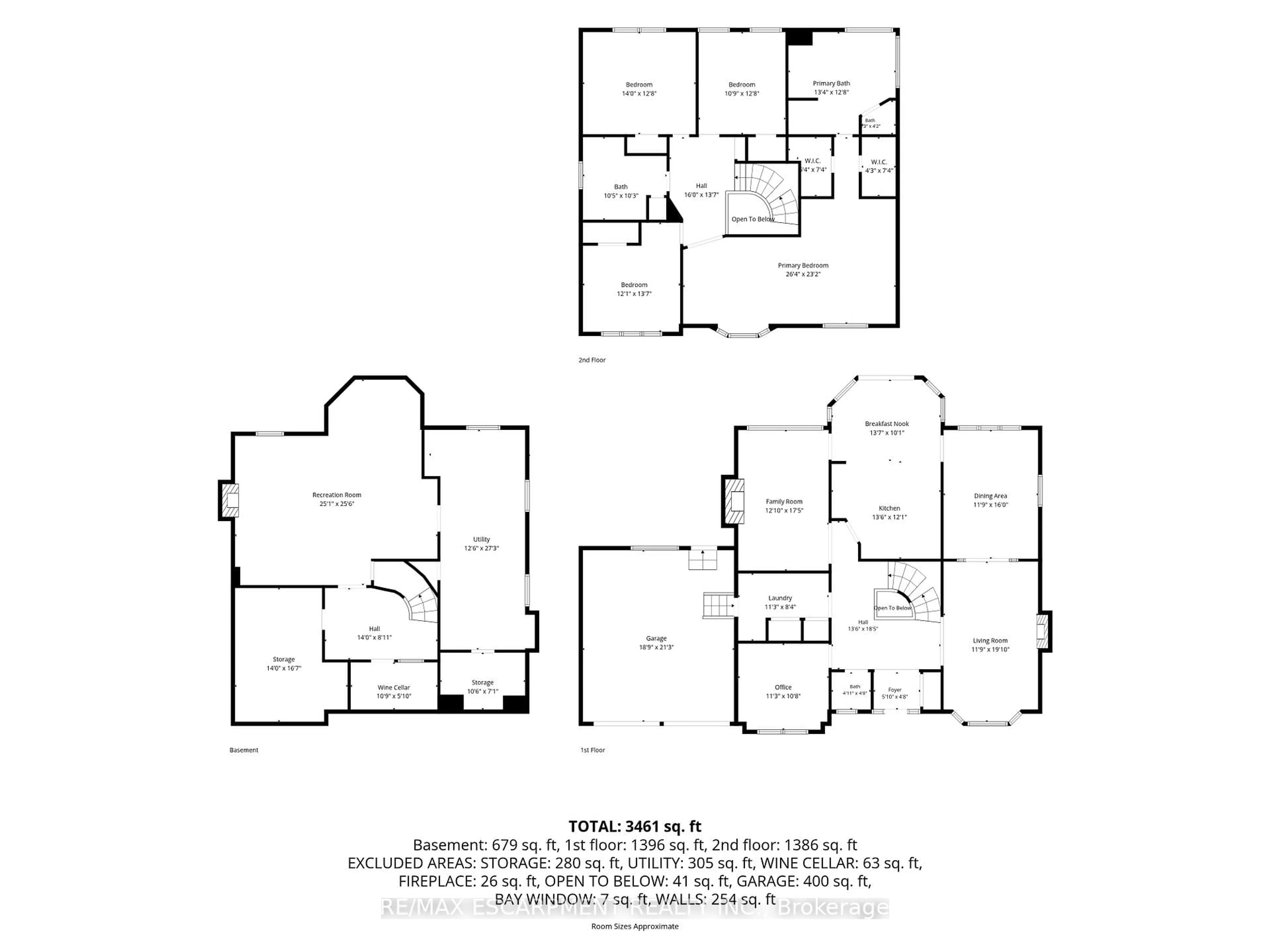 Floor plan for 4129 Millcroft Park Dr, Burlington Ontario L7M 3V1