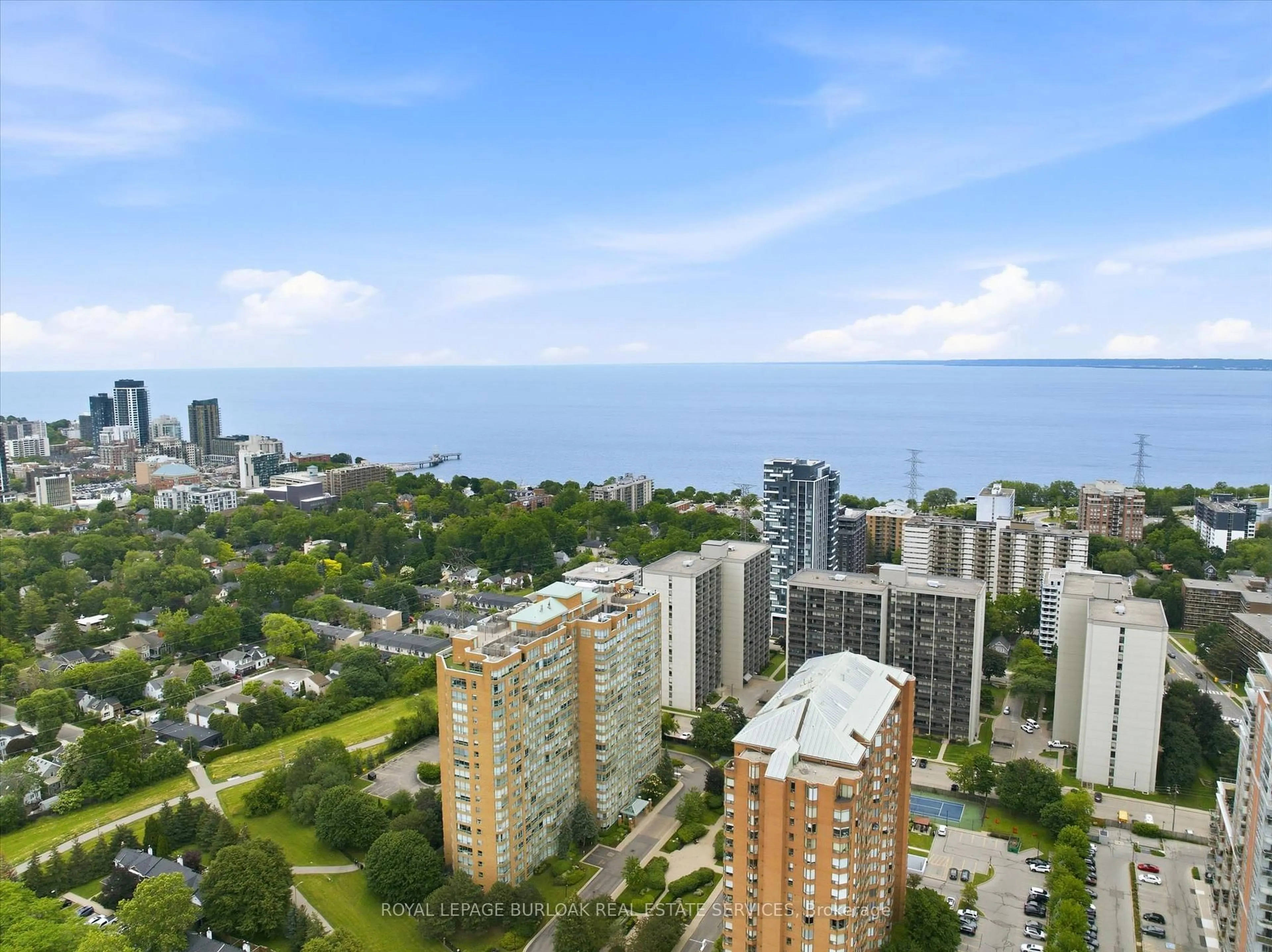 A pic from outside/outdoor area/front of a property/back of a property/a pic from drone, city buildings view from balcony for 1276 Maple Crossing Blvd #110, Burlington Ontario L7S 2J9