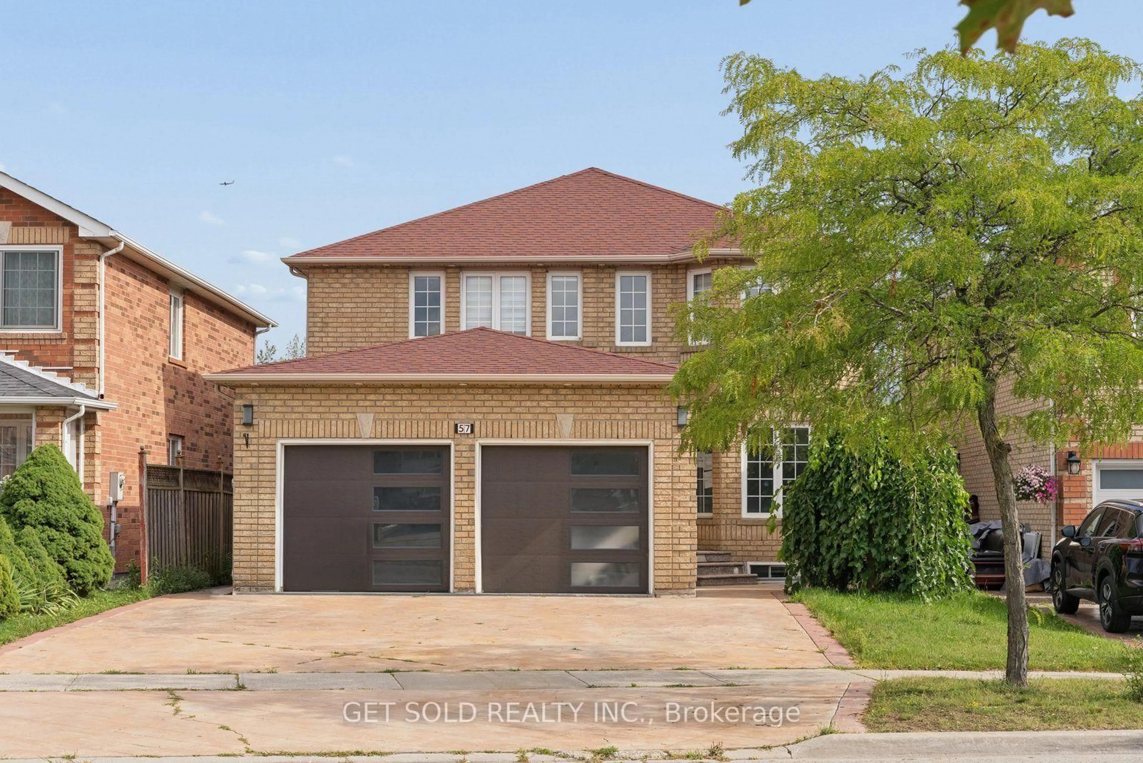 Home with brick exterior material, street for 57 Oaklea Blvd, Brampton Ontario L6Y 4W7