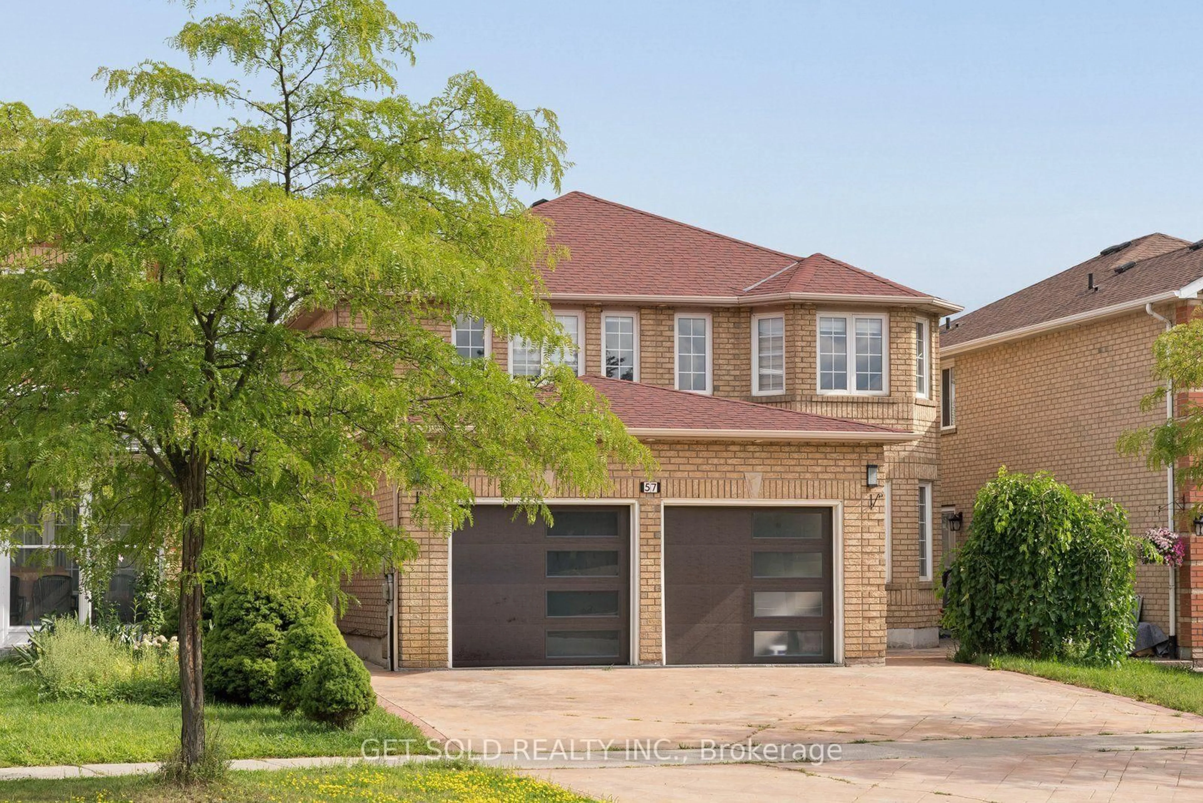Home with brick exterior material, street for 57 Oaklea Blvd, Brampton Ontario L6Y 4W7