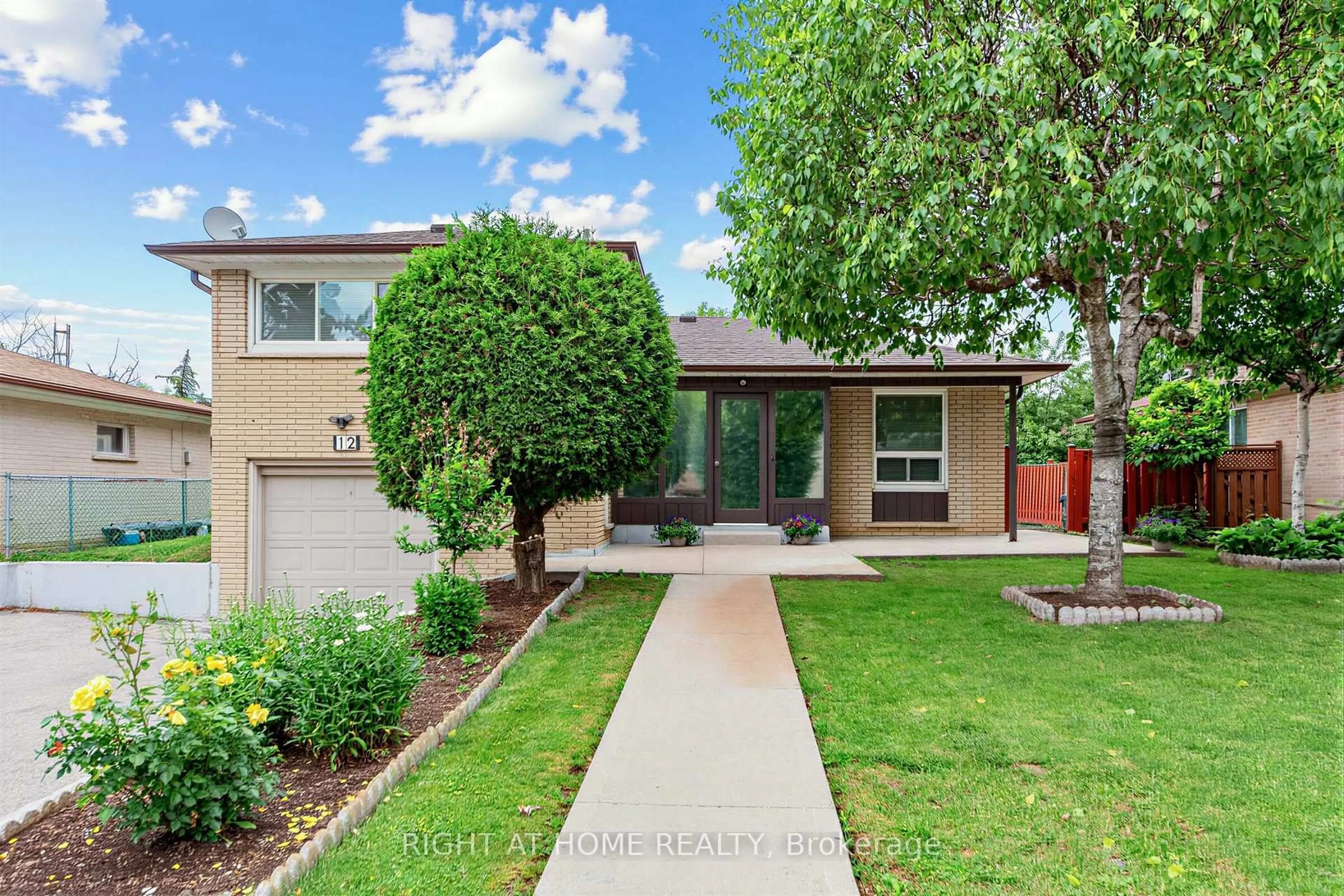 Home with brick exterior material, street for 12 Candlewood Cres, Toronto Ontario M3J 1G8