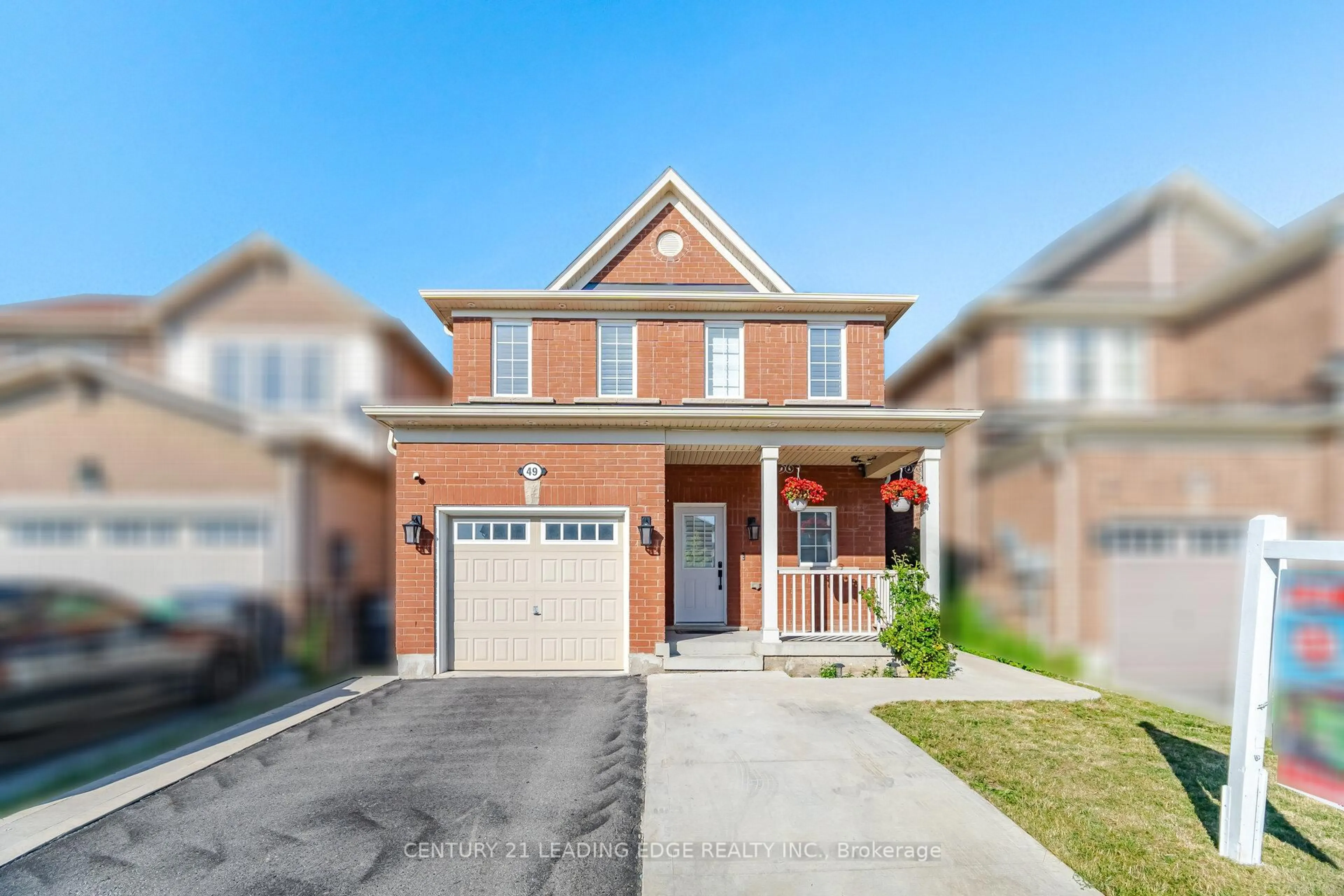 Home with brick exterior material, street for 49 Robert Parkinson Dr, Brampton Ontario L7A 0Y2