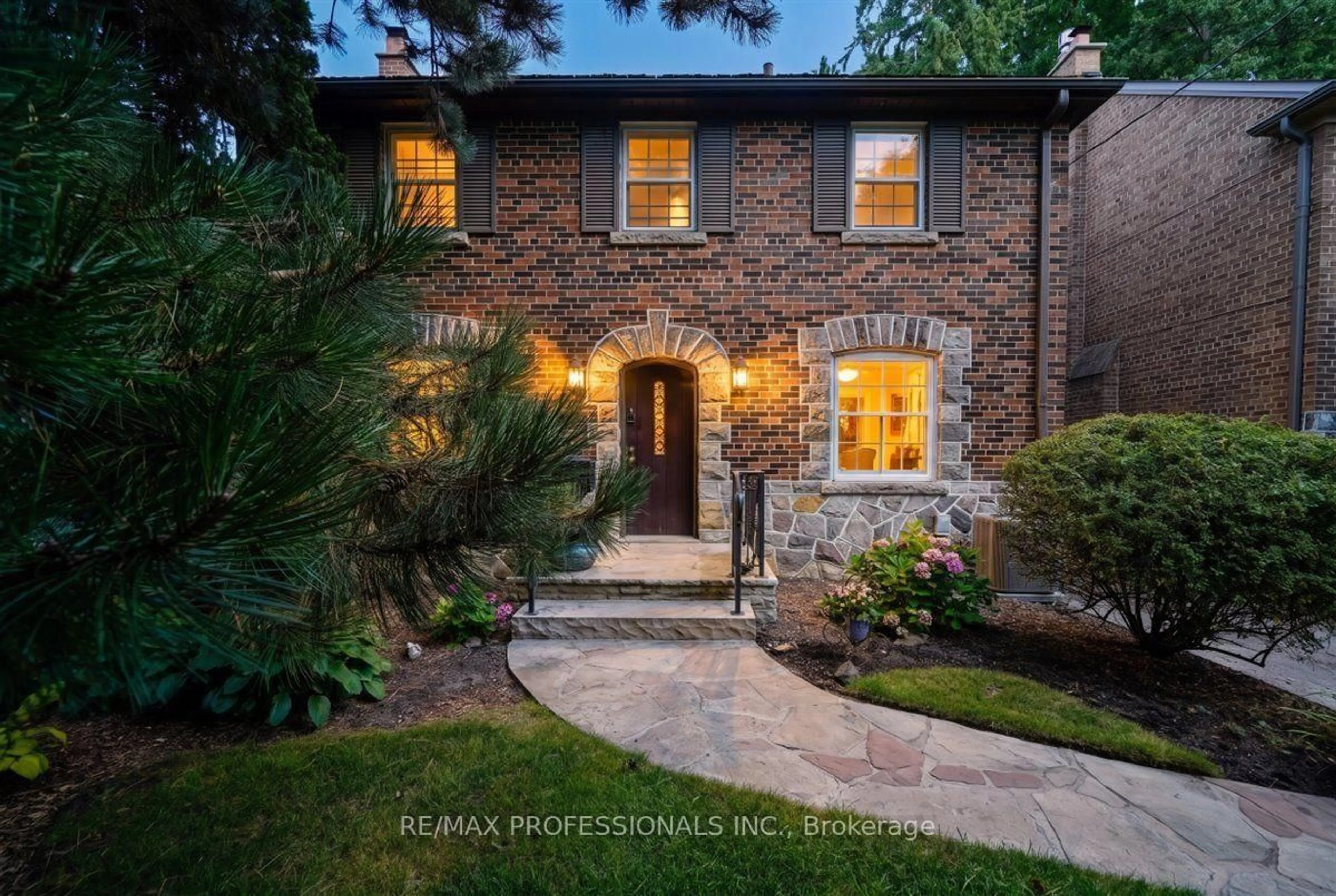 Home with brick exterior material, street for 65 Dunedin Dr, Toronto Ontario M8X 2K7