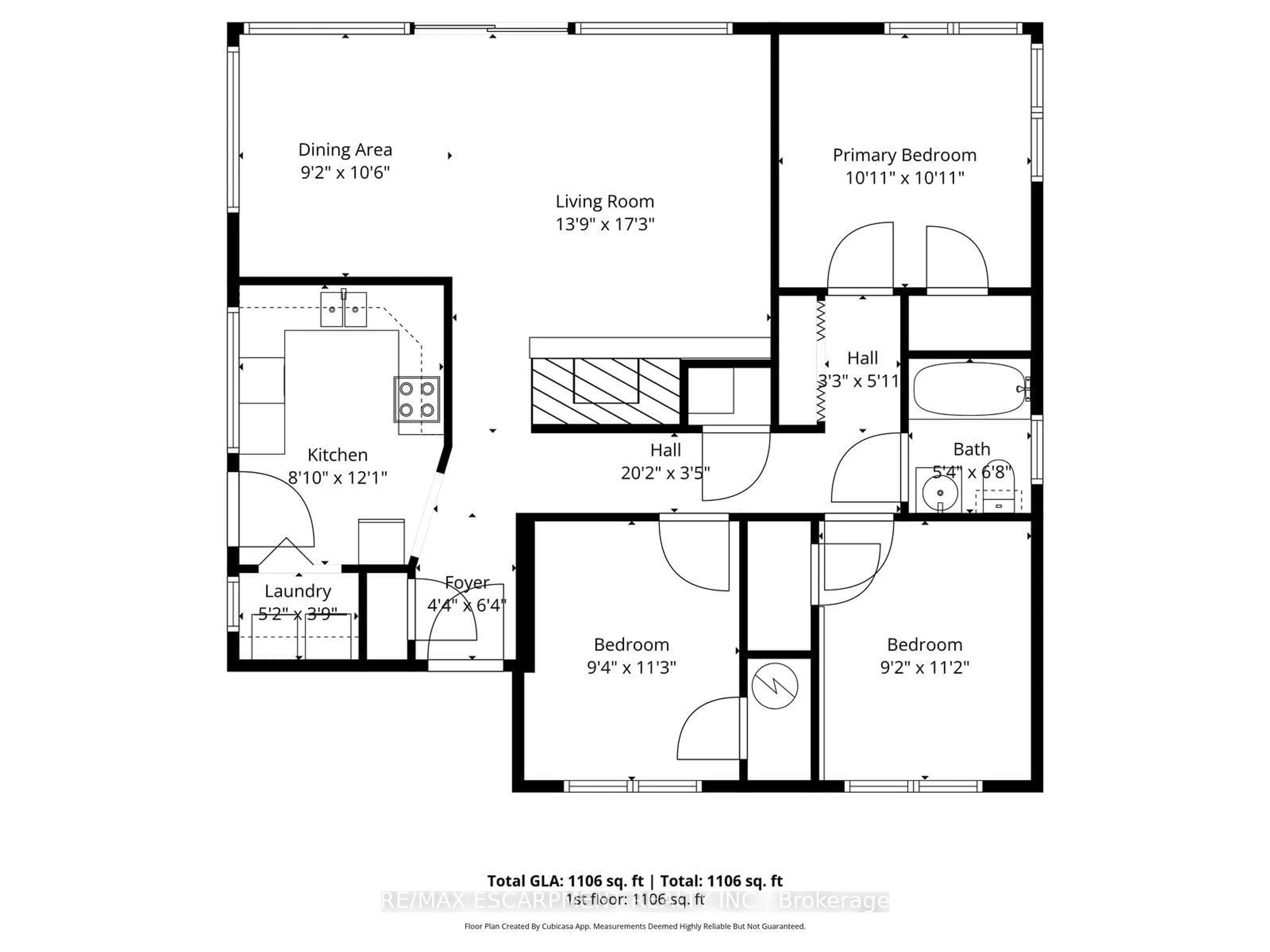 Floor plan for 16 Woodward Ave, Brampton Ontario L6V 1K1