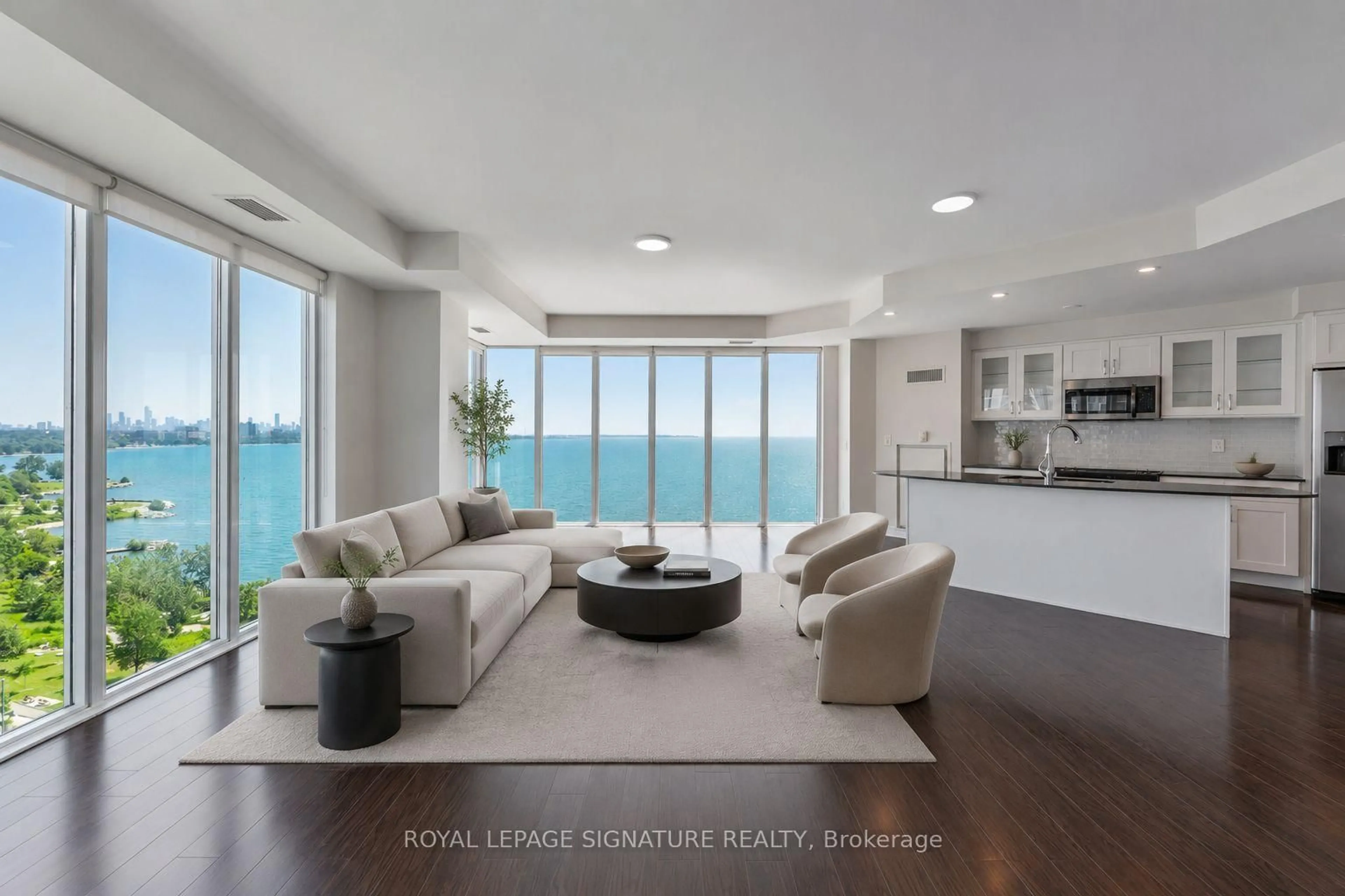 Living room with furniture, unknown for 58 Marine Parade Dr #1103, Toronto Ontario M8V 4G1