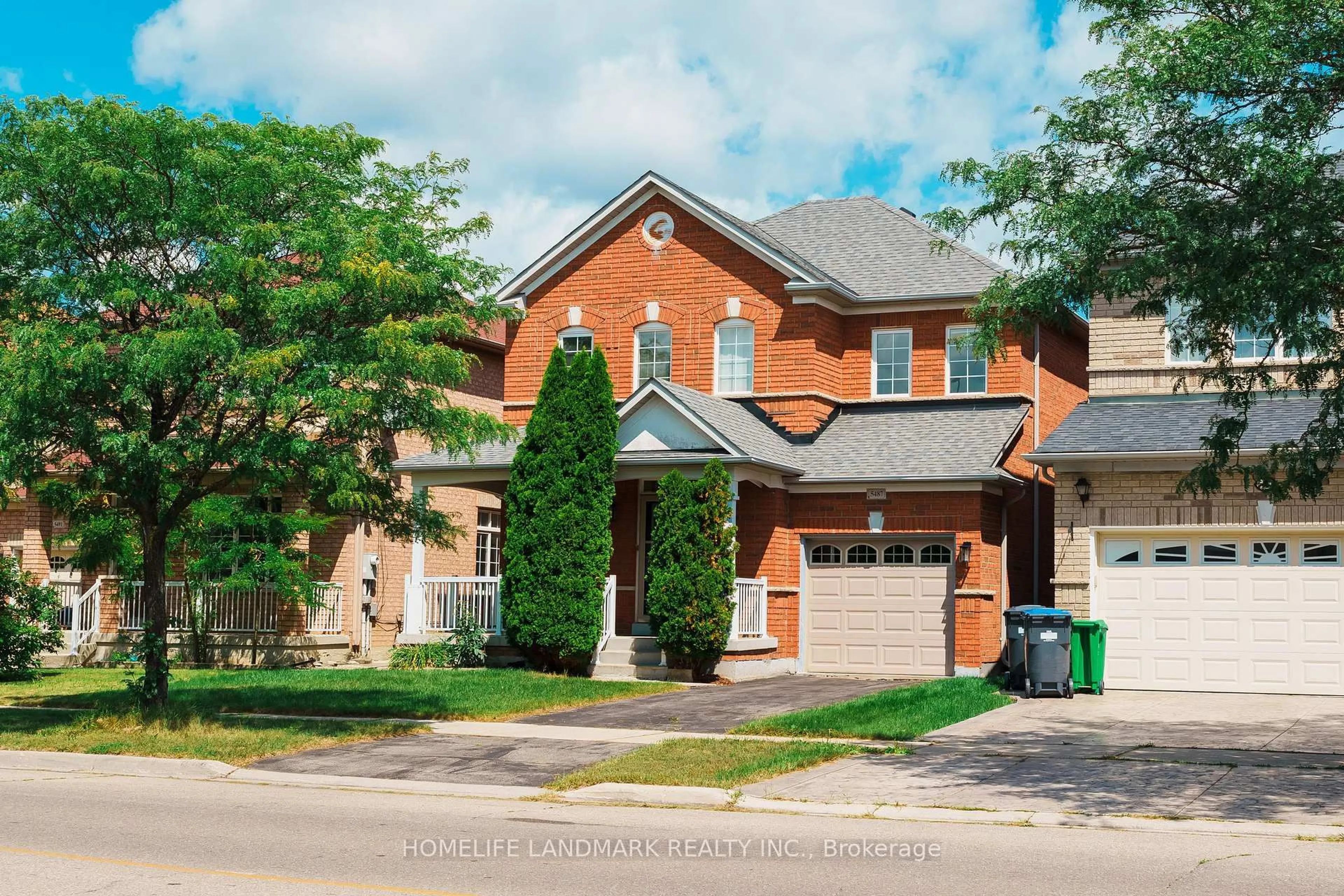 Home with brick exterior material, street for 5487 Churchill Meadows Blvd, Mississauga Ontario L5M 6X3