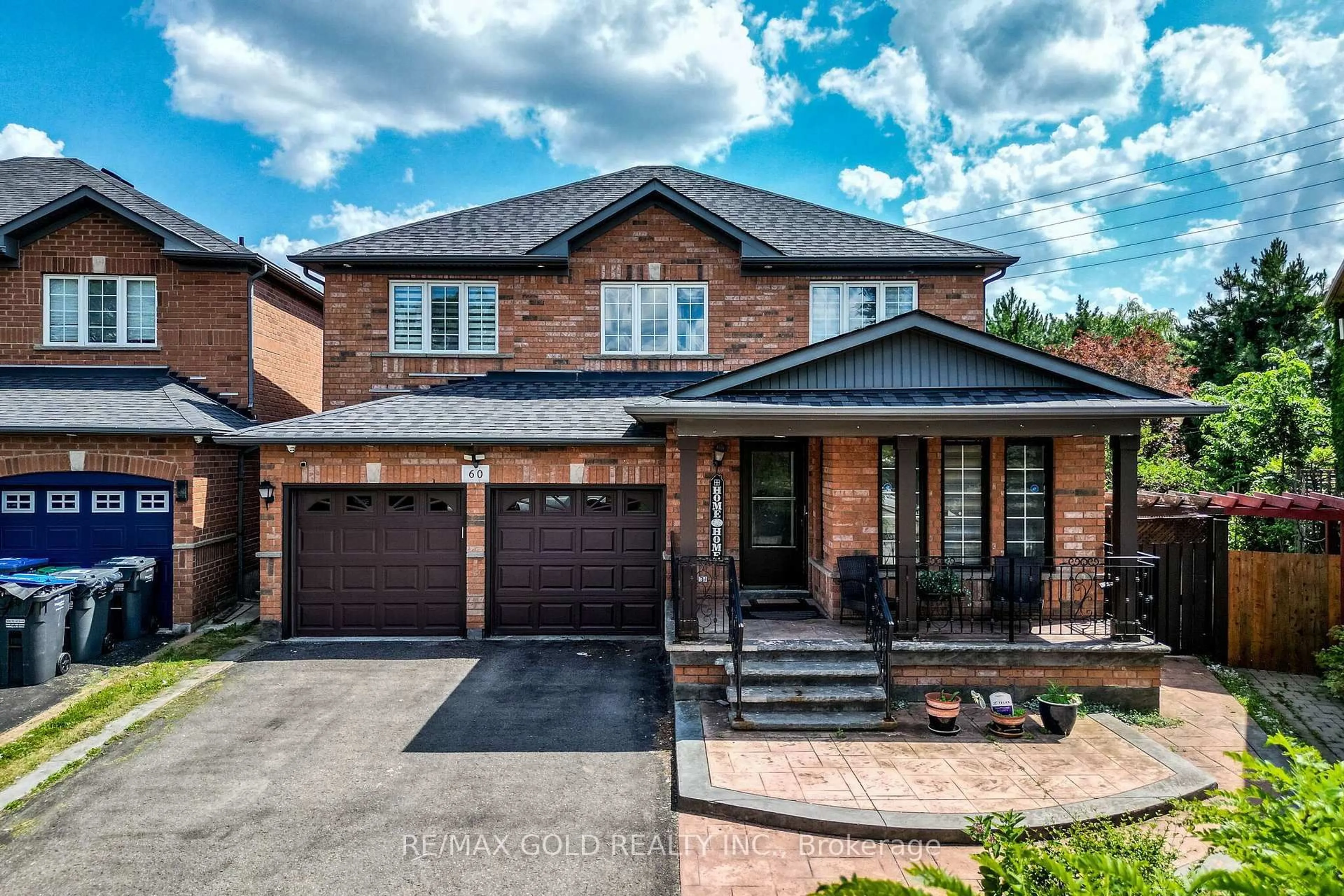 Home with brick exterior material, street for 60 Four Seasons Circ, Brampton Ontario L7A 2A7
