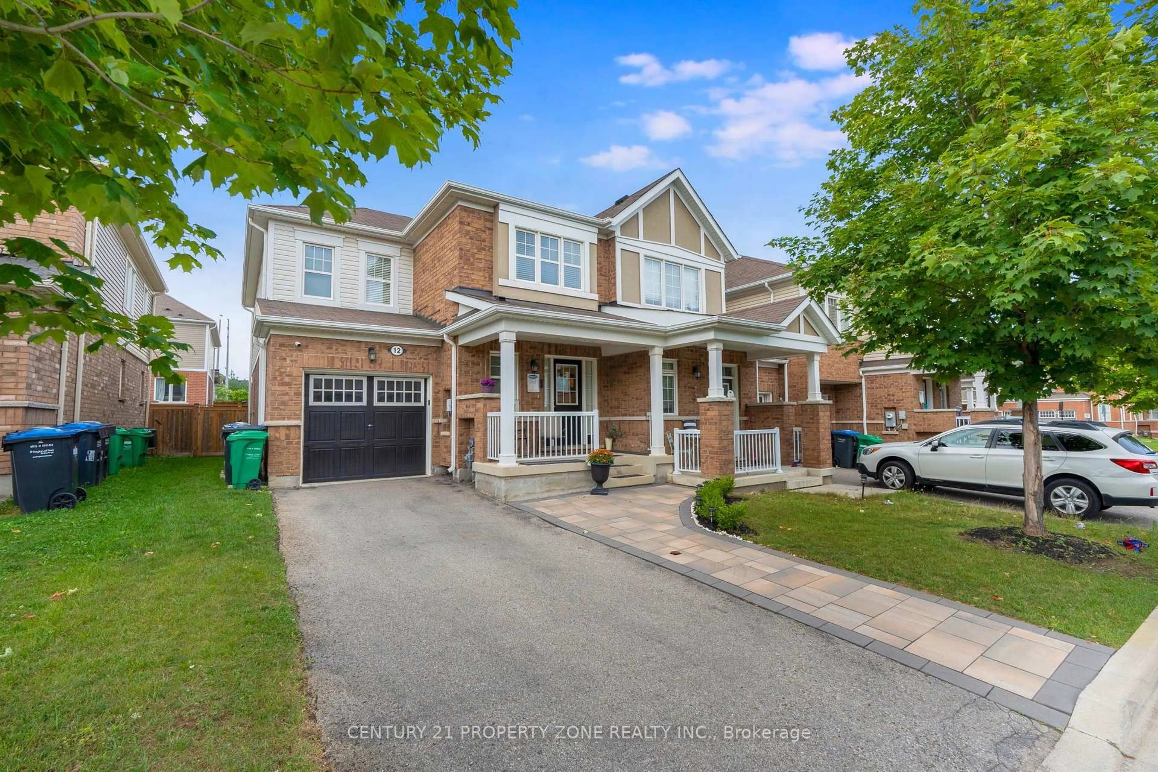 Home with brick exterior material, street for 12 Lothbury Dr, Brampton Ontario L7A 4G7