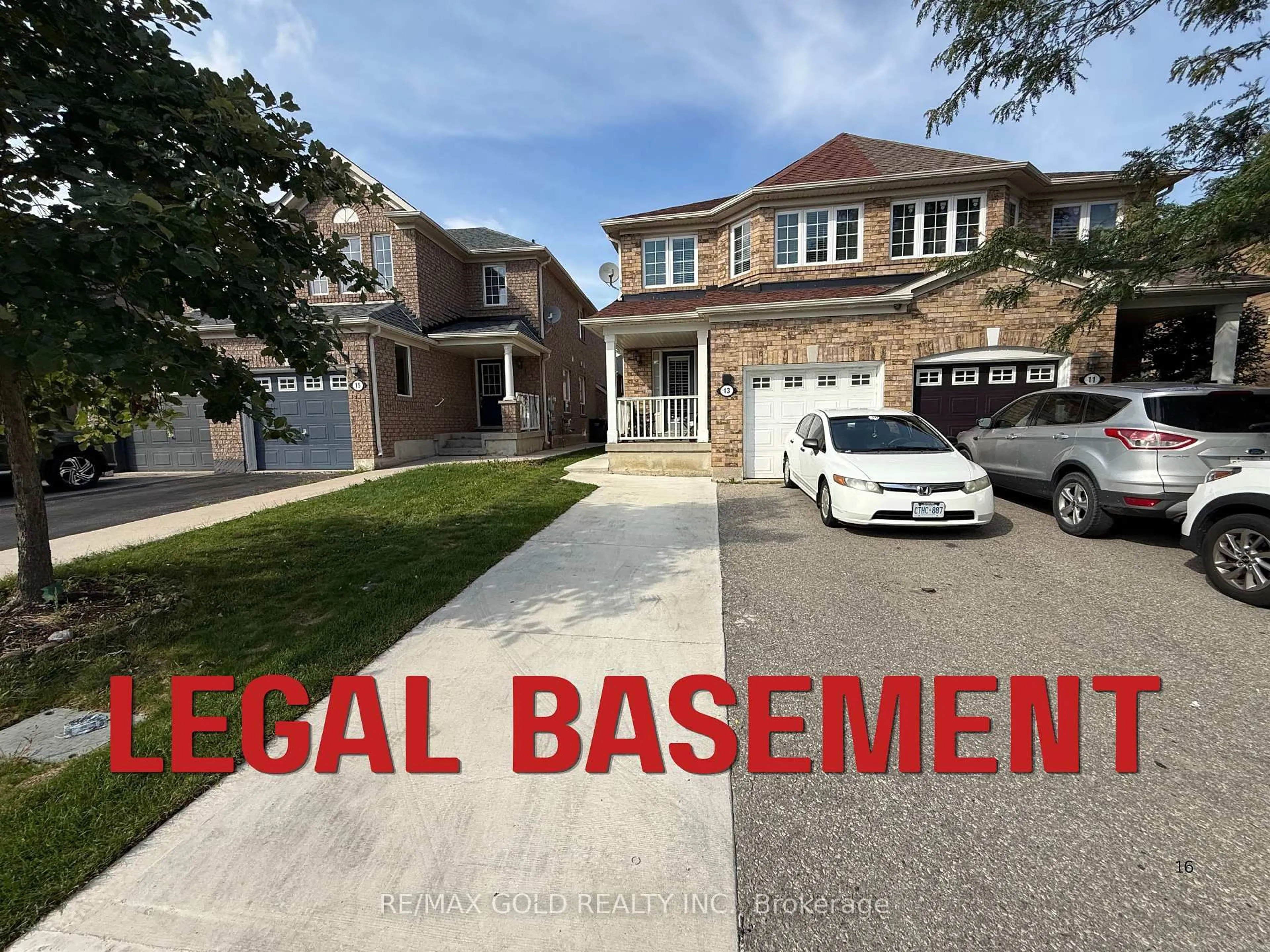 Home with brick exterior material, street for 13 Eastway St, Brampton Ontario L6S 6L5