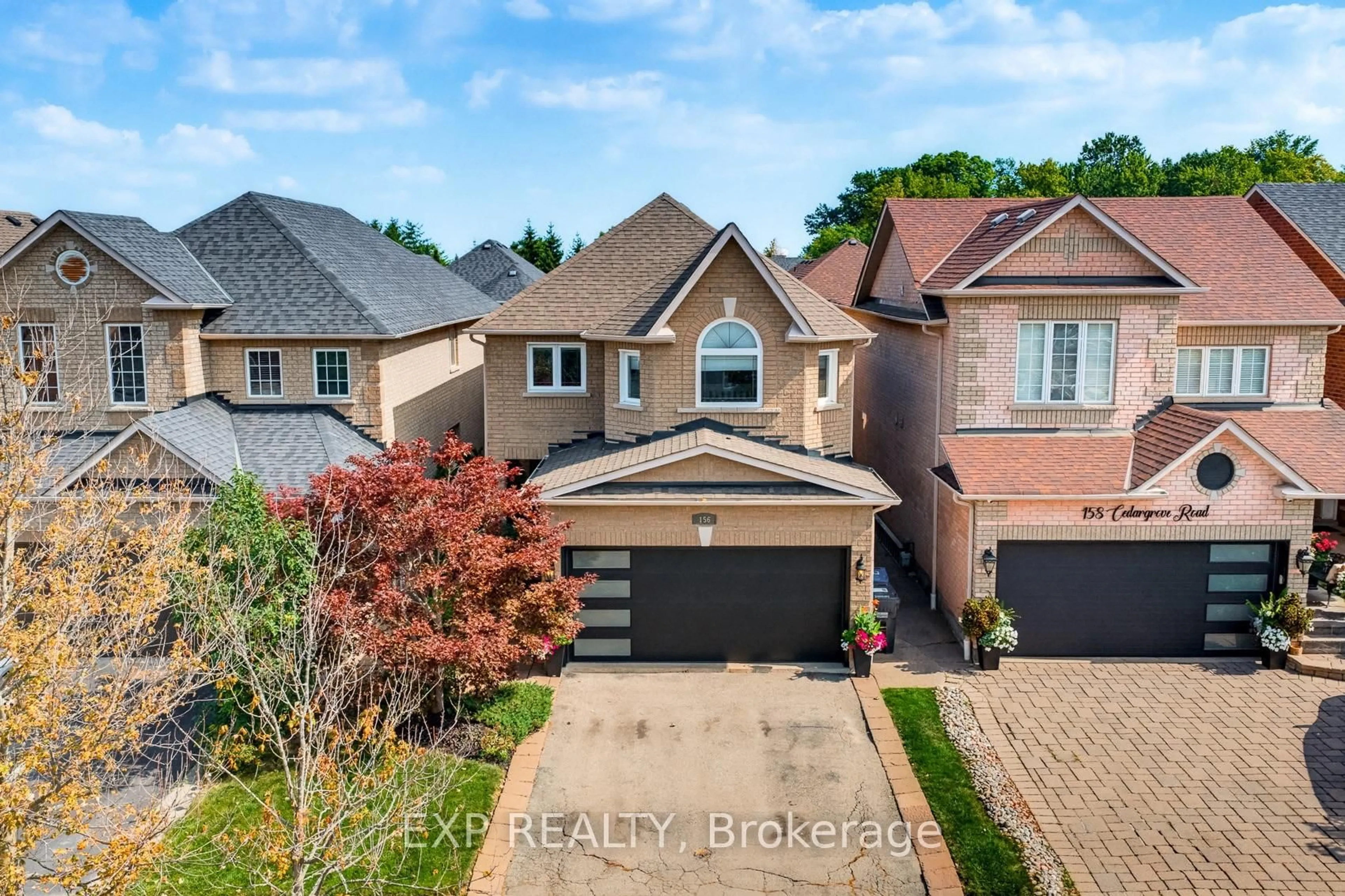 A pic from outside/outdoor area/front of a property/back of a property/a pic from drone, street for 156 Cedargrove Rd, Caledon Ontario L7E 2X6