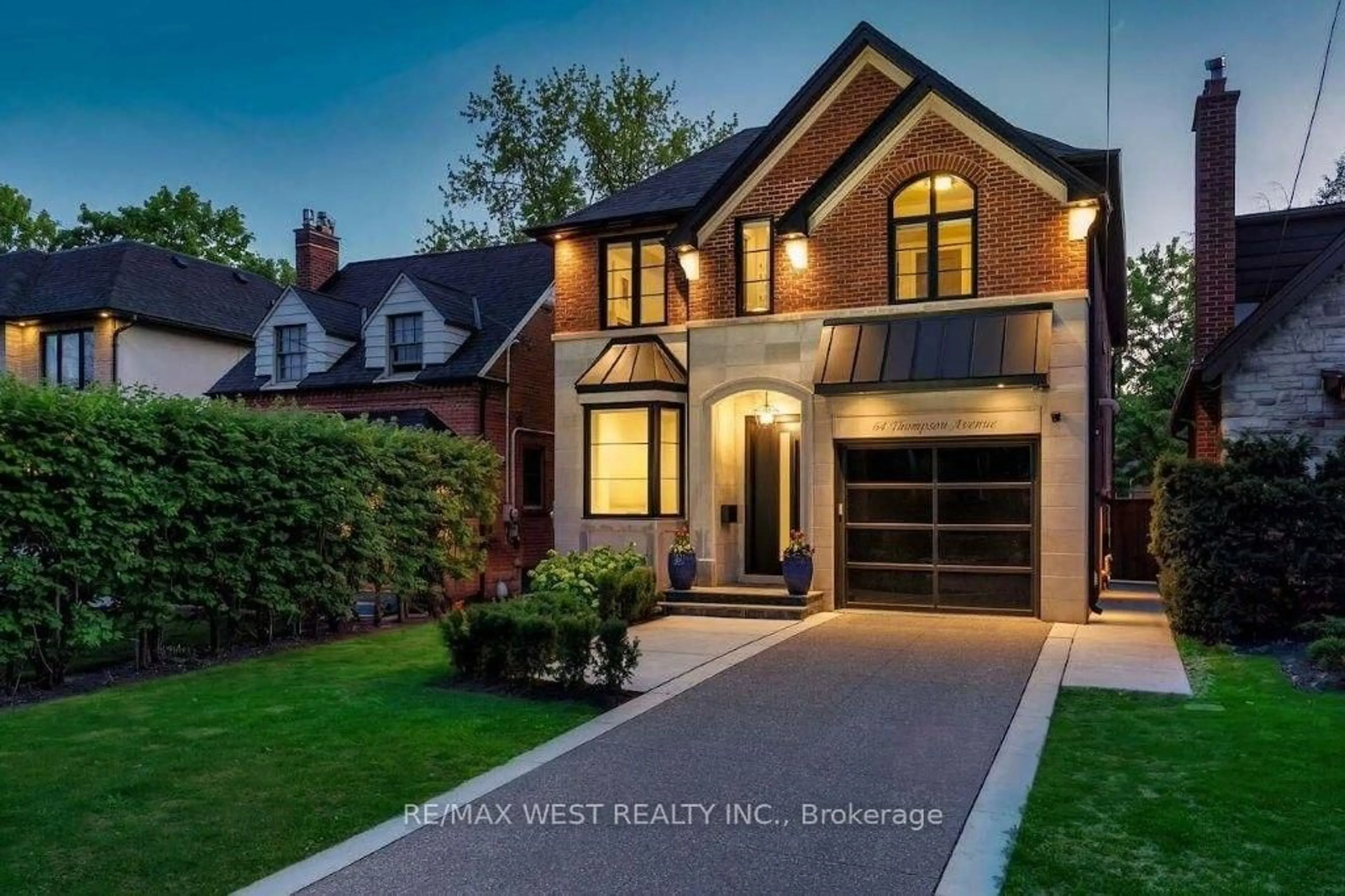 Home with brick exterior material, street for 64 Thompson Ave, Toronto Ontario M8Z 3T4