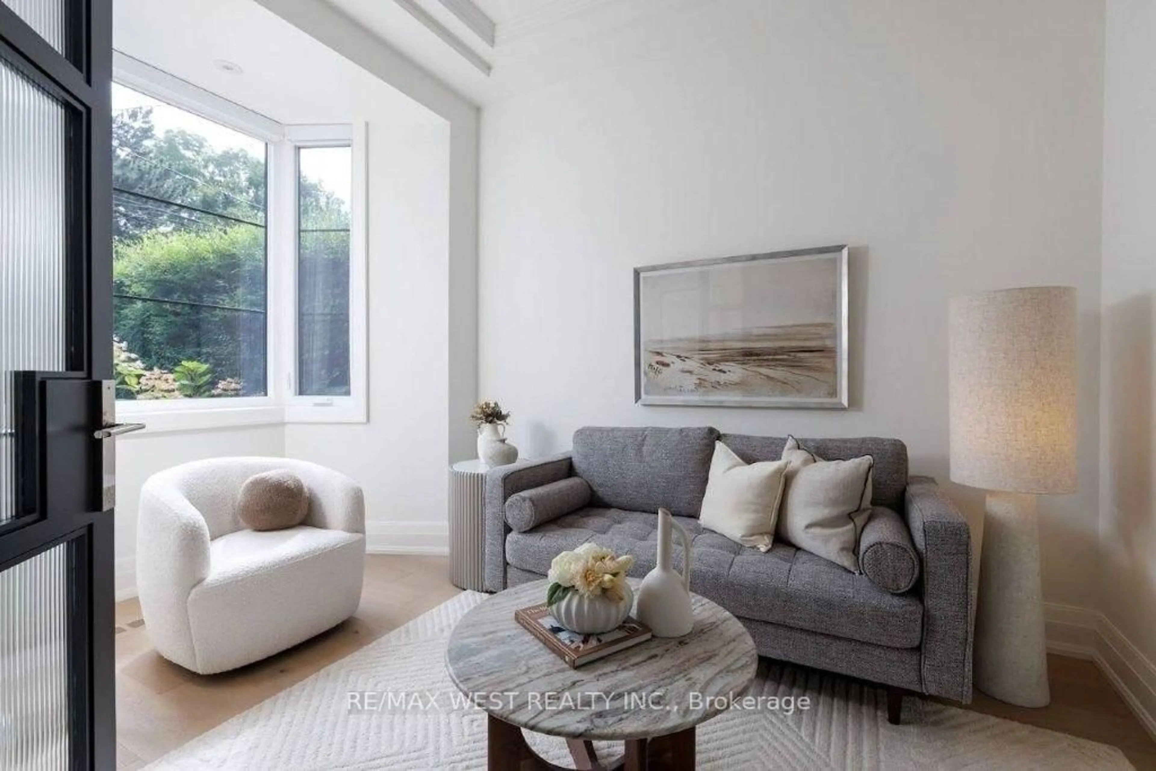 Living room with furniture, unknown for 64 Thompson Ave, Toronto Ontario M8Z 3T4