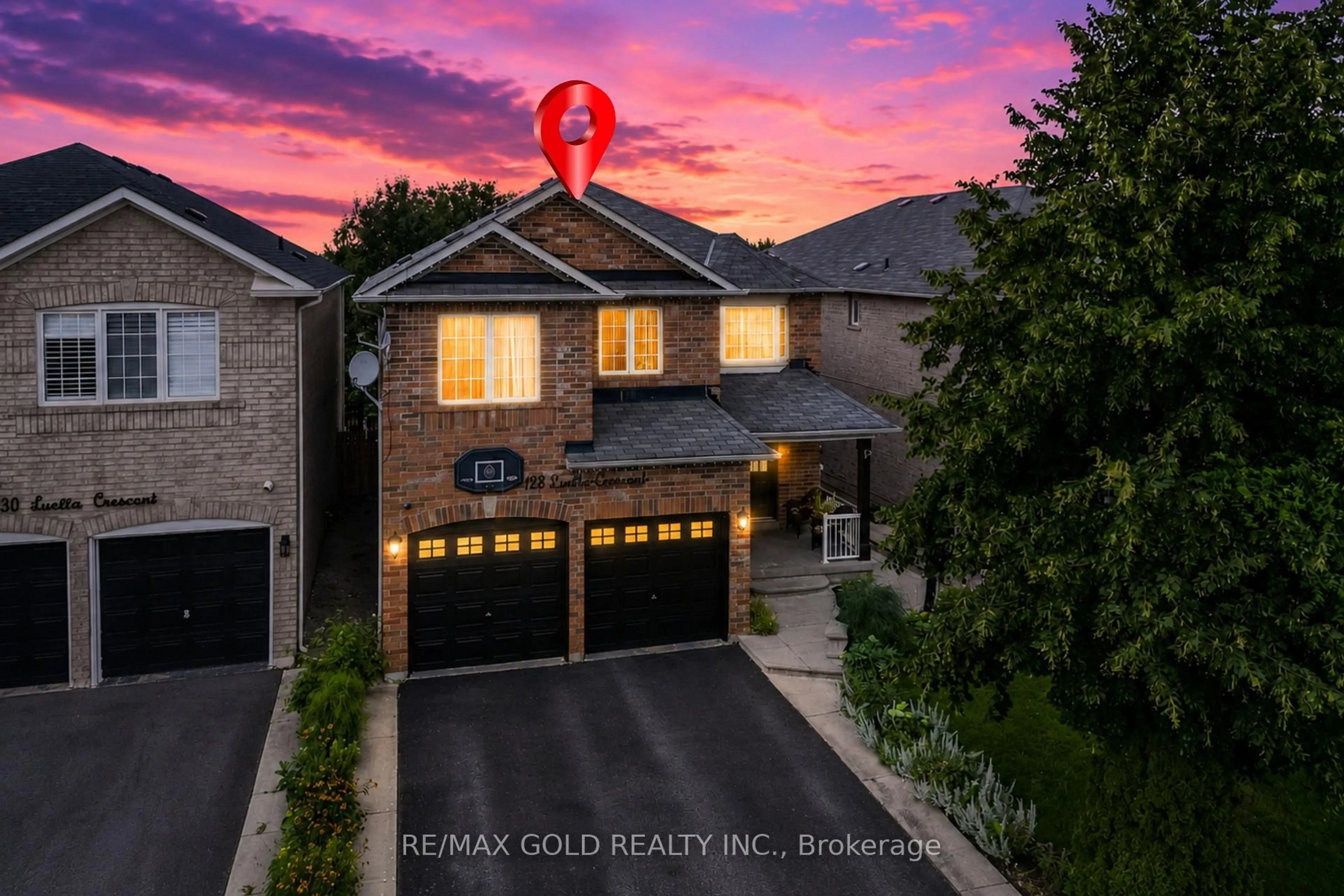Home with brick exterior material, street for 128 Luella Cres, Brampton Ontario L7A 3H5