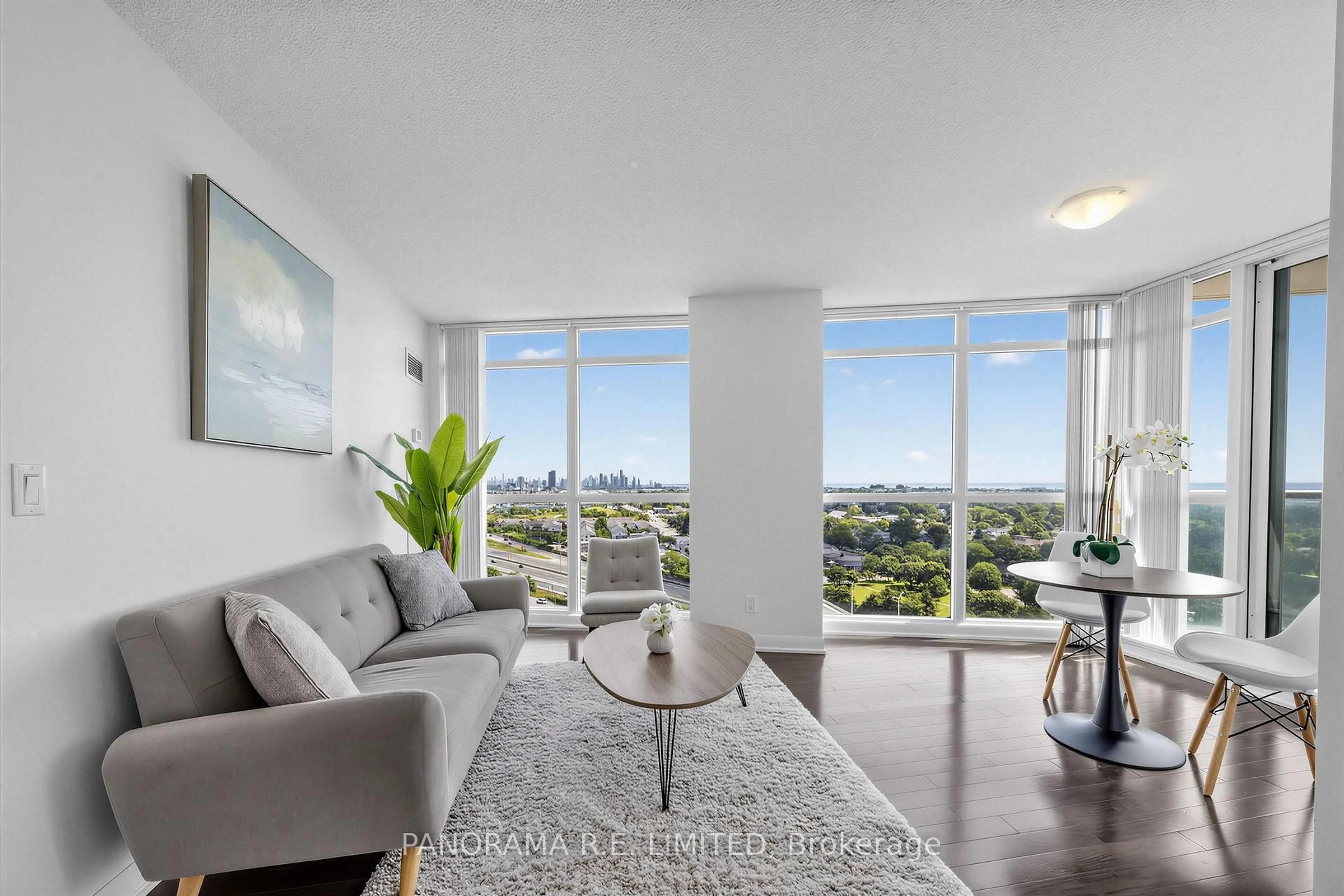 Living room with furniture, unknown for 205 Sherway Gardens Rd #1809, Toronto Ontario M9C 0A5