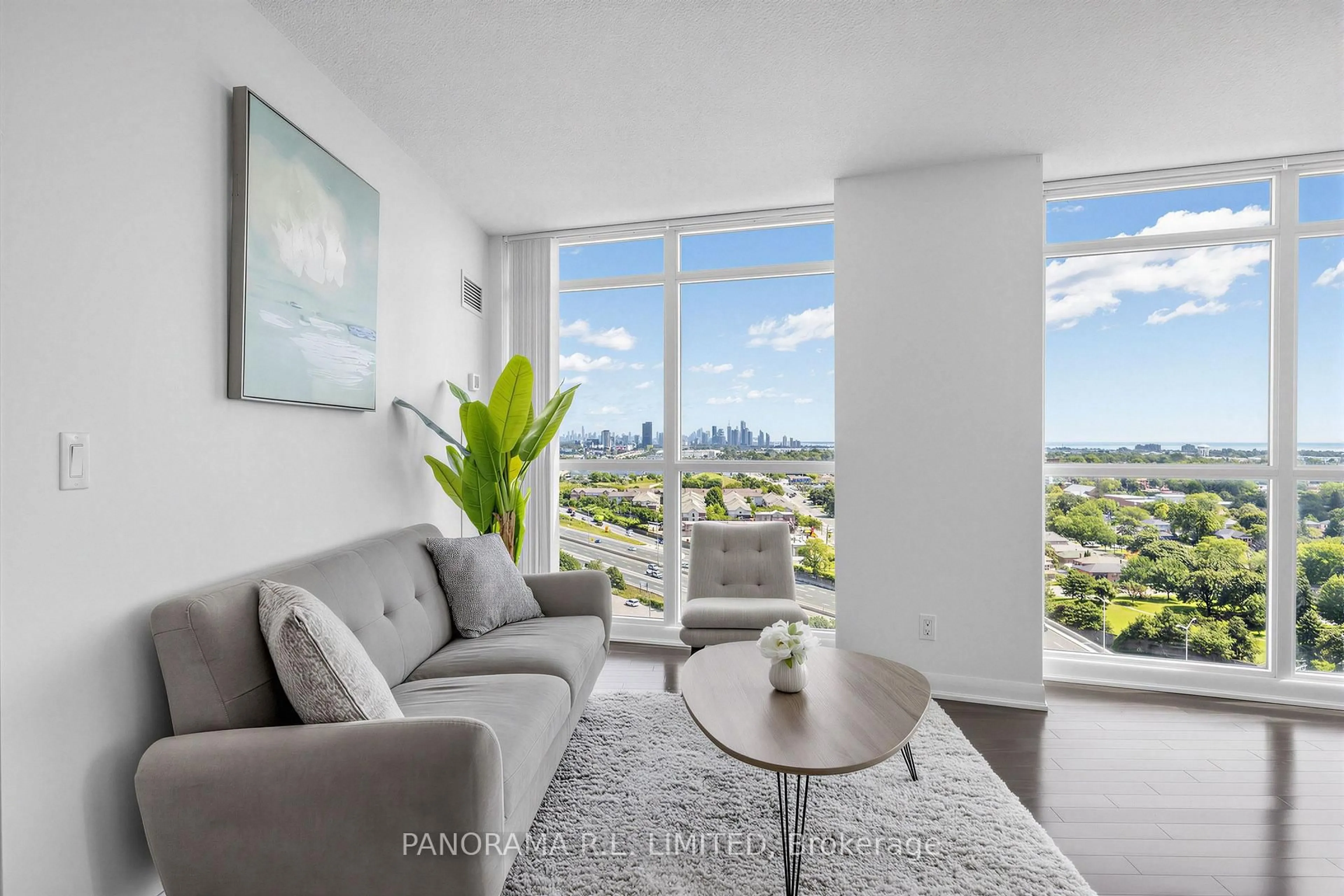 Living room with furniture, unknown for 205 Sherway Gardens Rd #1809, Toronto Ontario M9C 0A5