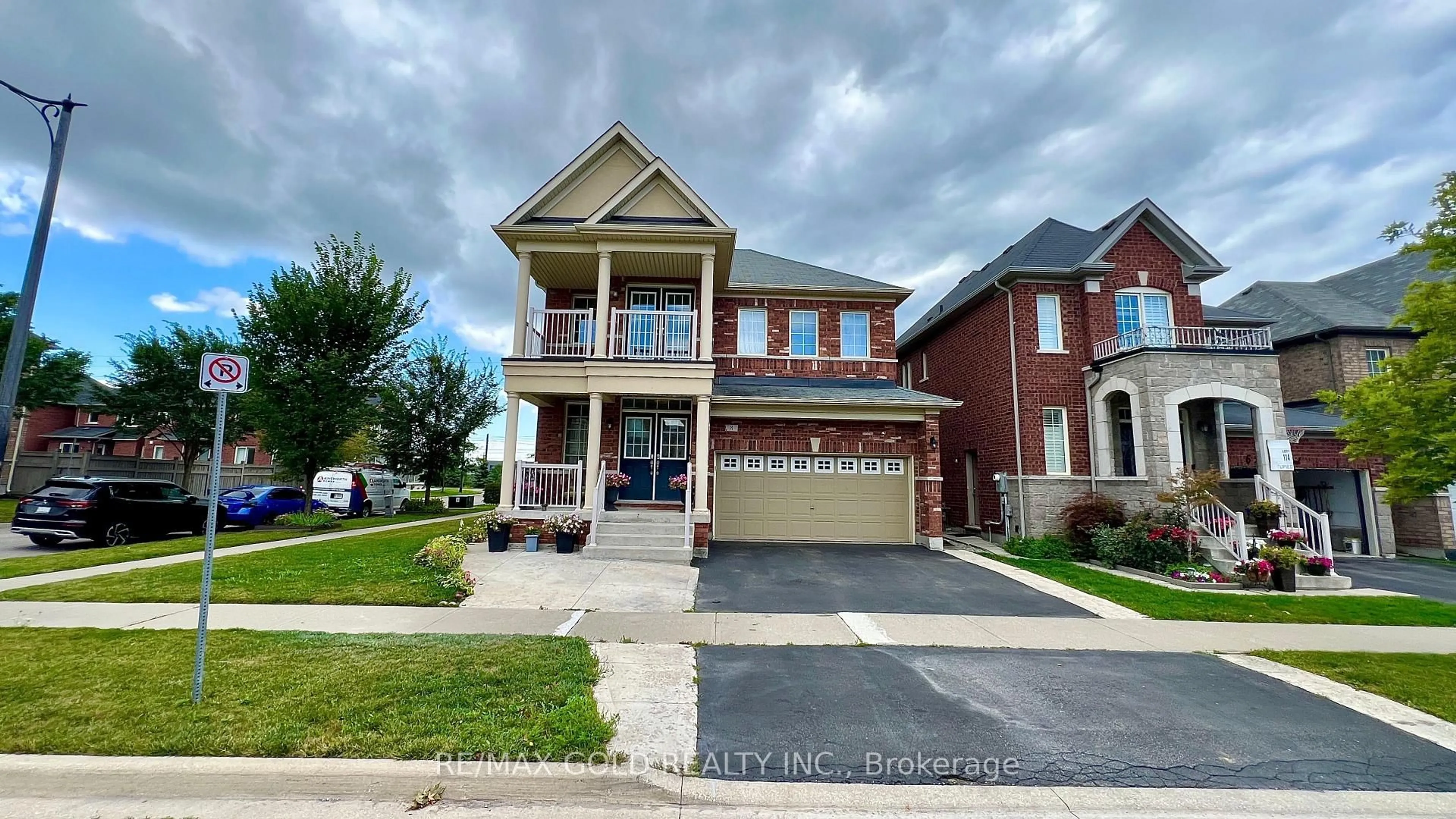Home with brick exterior material, street for 8 Zelda Rd, Brampton Ontario L6R 3V9