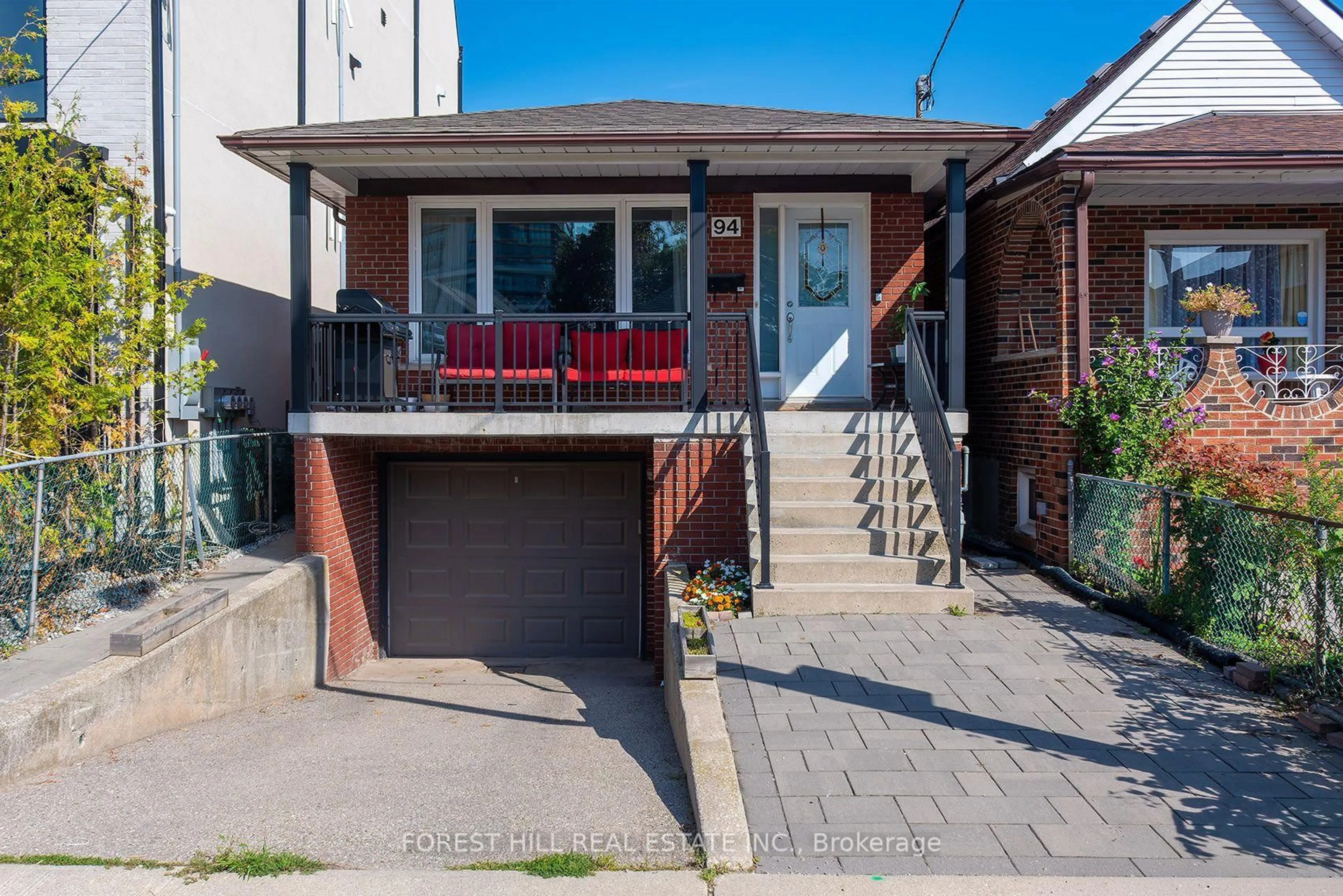 Home with brick exterior material, street for 94 Belgravia Ave, Toronto Ontario M6E 2M5