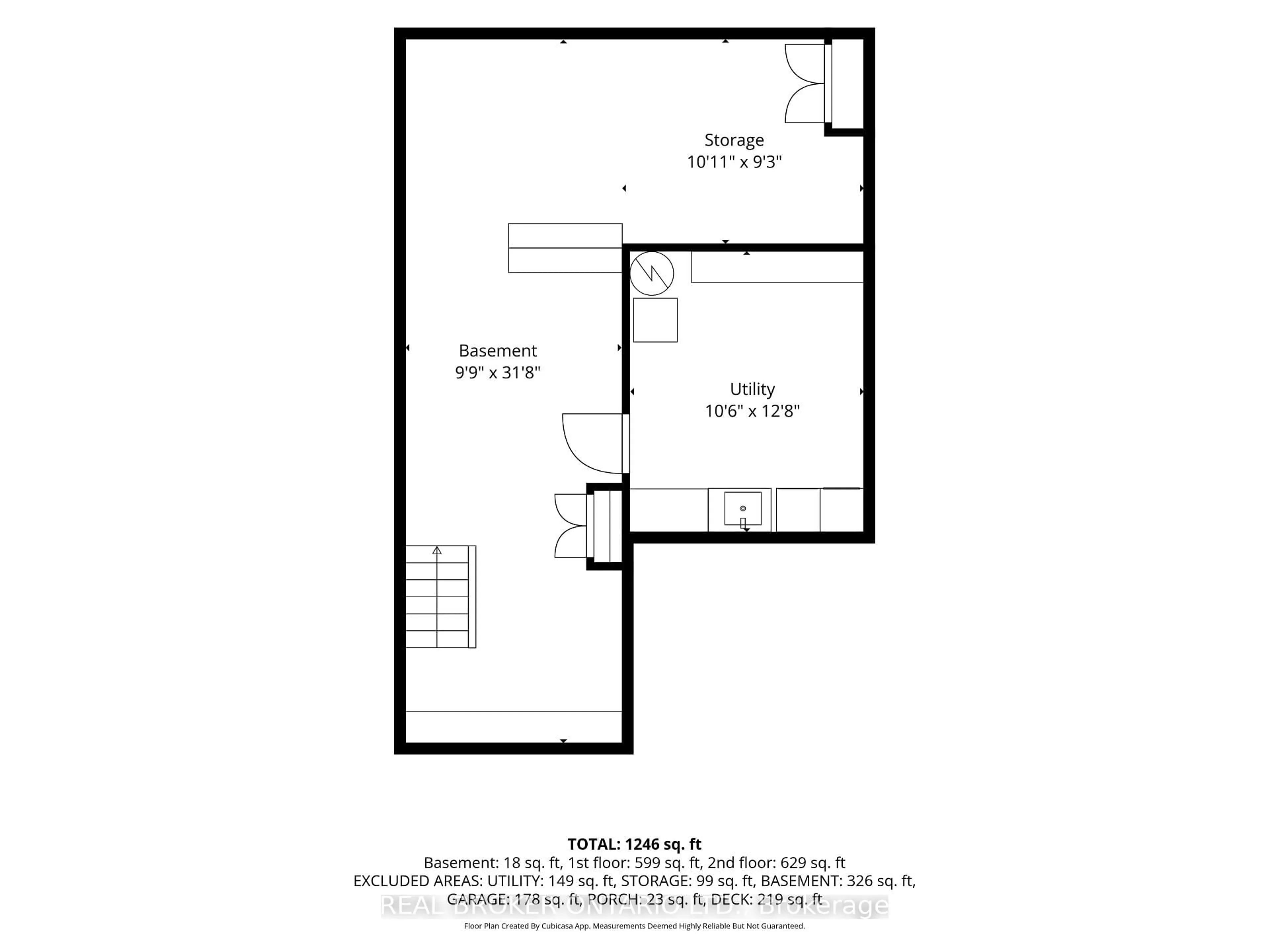 Floor plan for 1270 Gainsborough Dr #61, Oakville Ontario L6H 2L2
