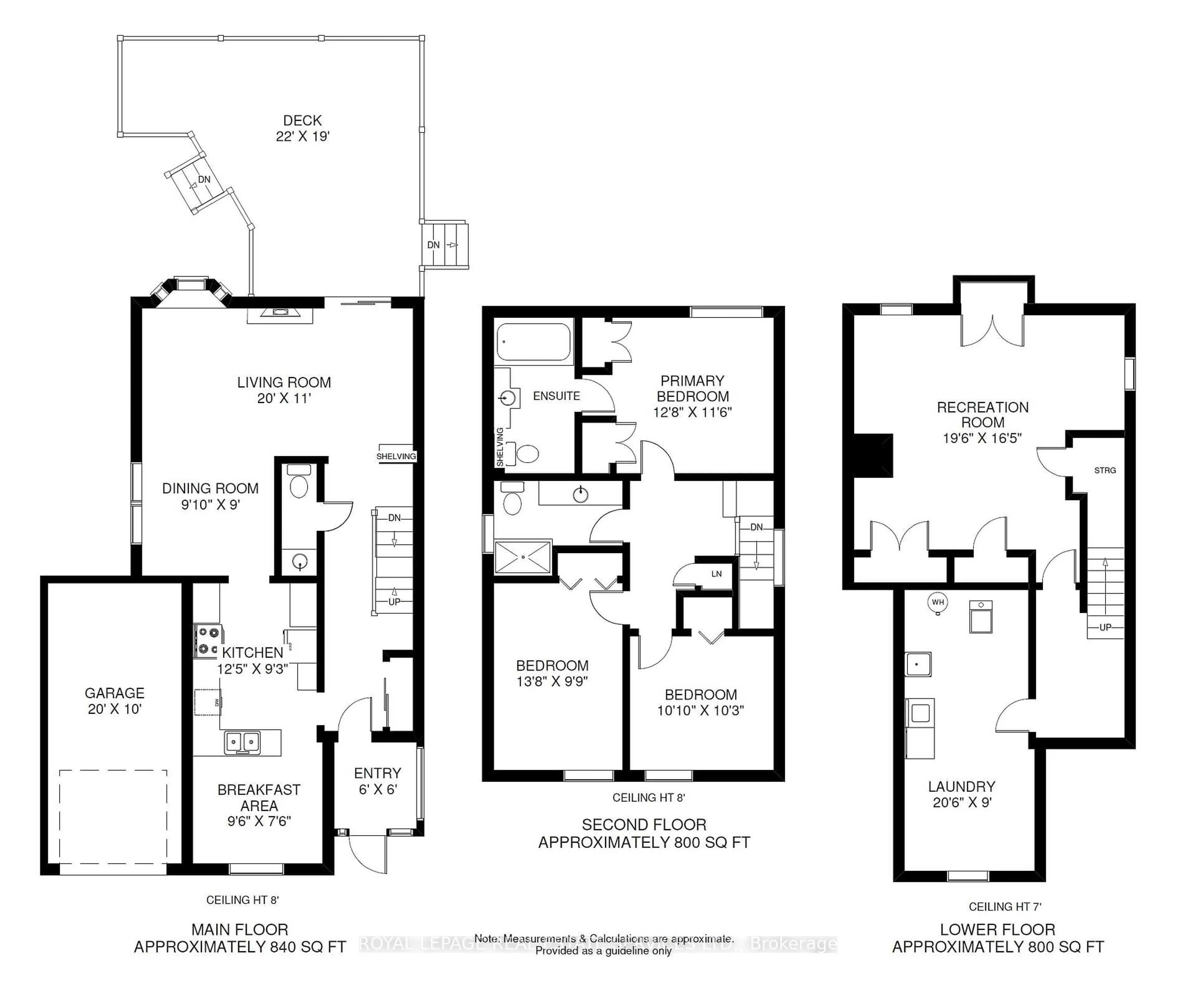 Floor plan for 336 Queen St #3, Mississauga Ontario L5M 1M2