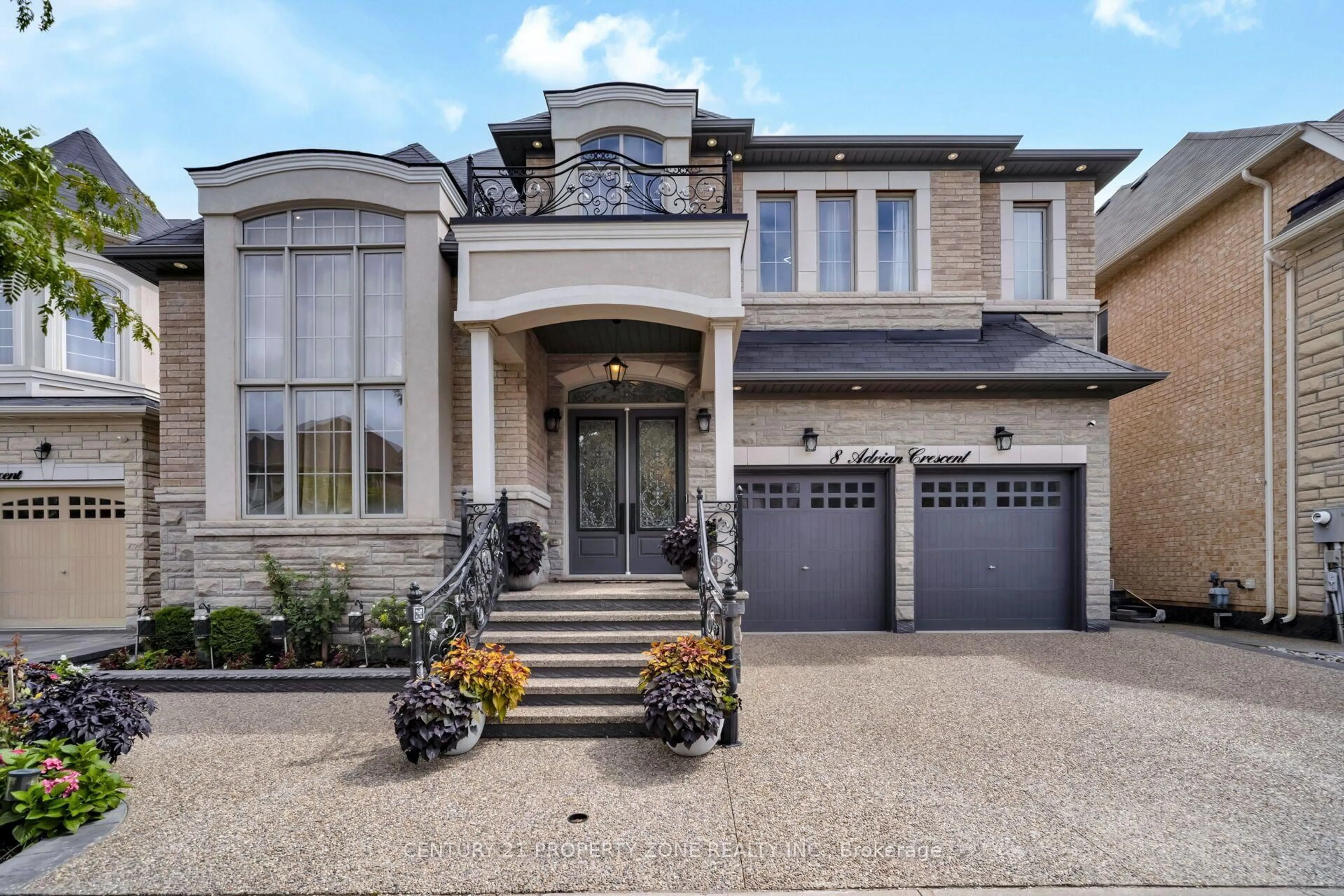 Home with brick exterior material, street for 8 Adrian Cres, Brampton Ontario L6X 5M6