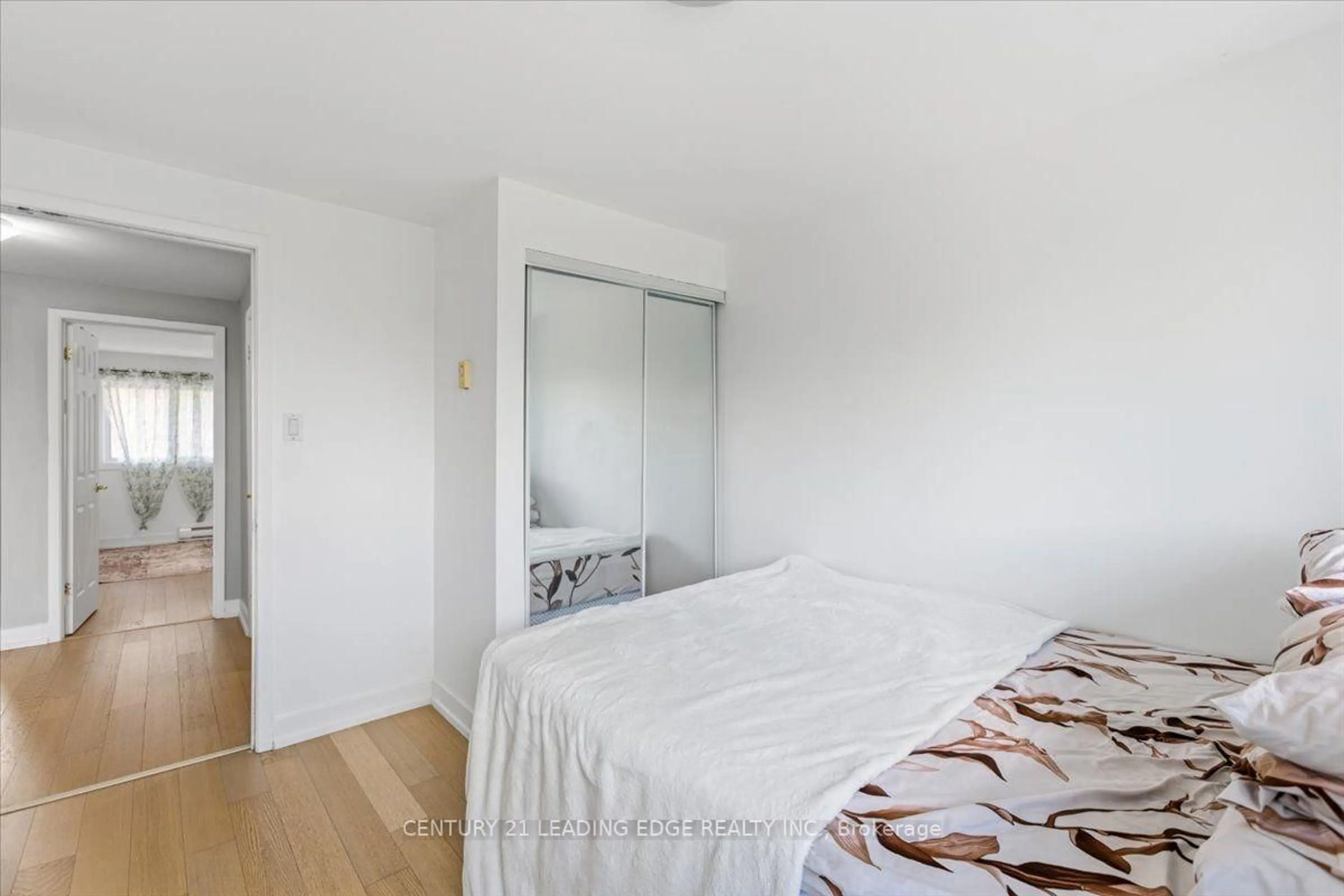 Bedroom with bed, unknown for 28 Sebastian Cabot Way #43, Toronto Ontario M3N 2T3