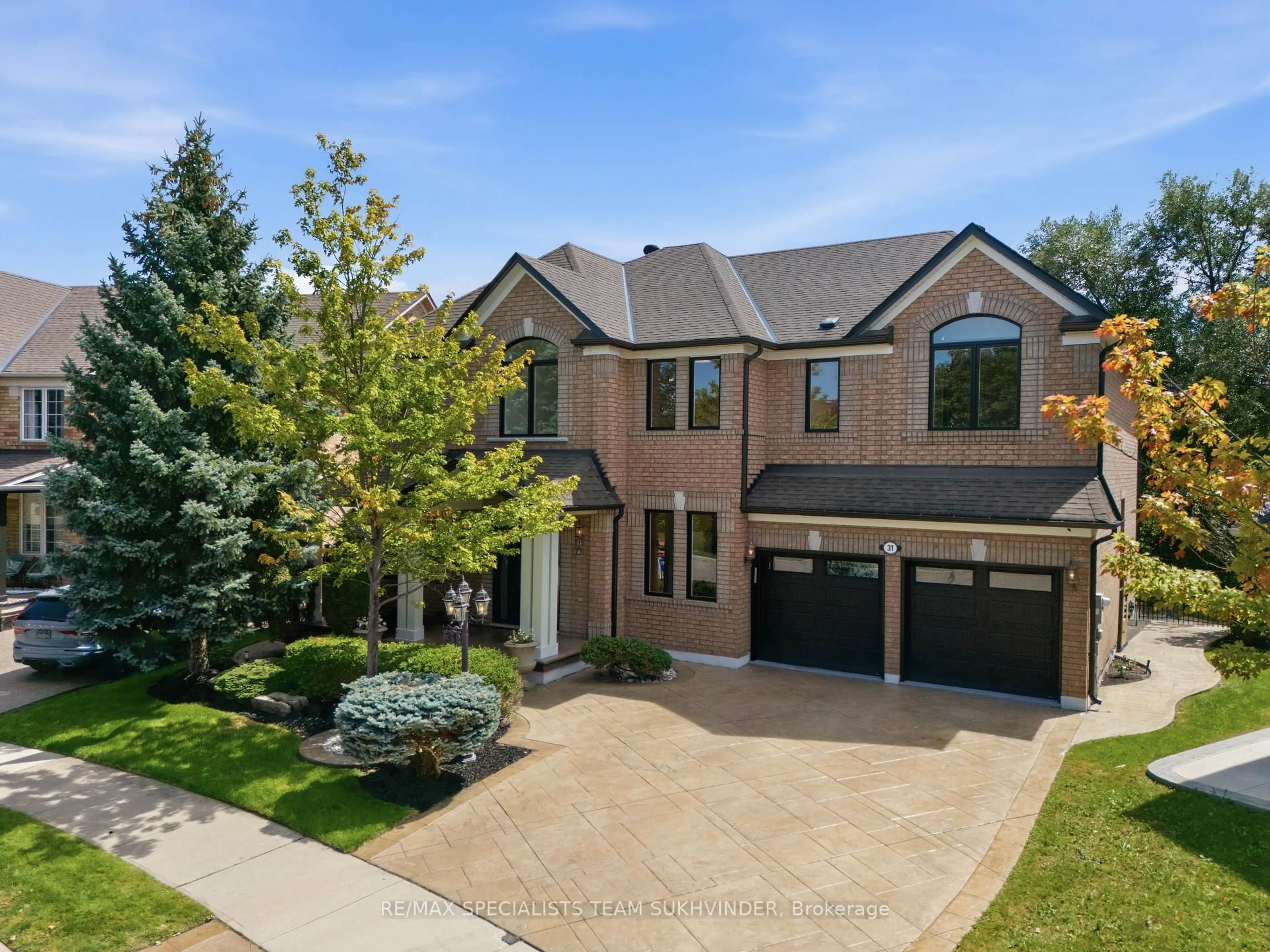 Home with brick exterior material, street for 31 Linstock Dr, Brampton Ontario L6P 1E2