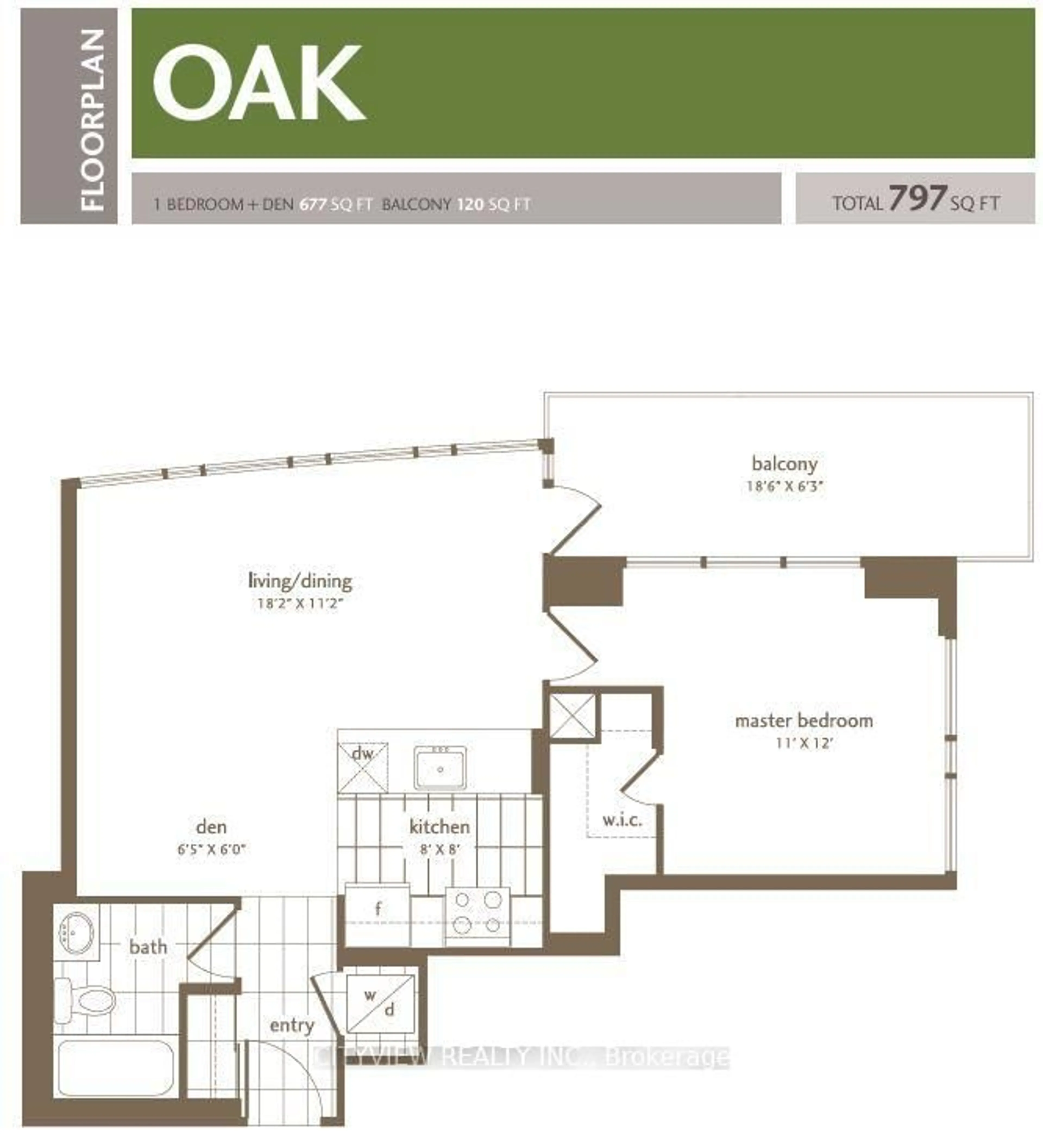 Floor plan for 4099 Brickstone Mews #707, Mississauga Ontario L5B 0H3