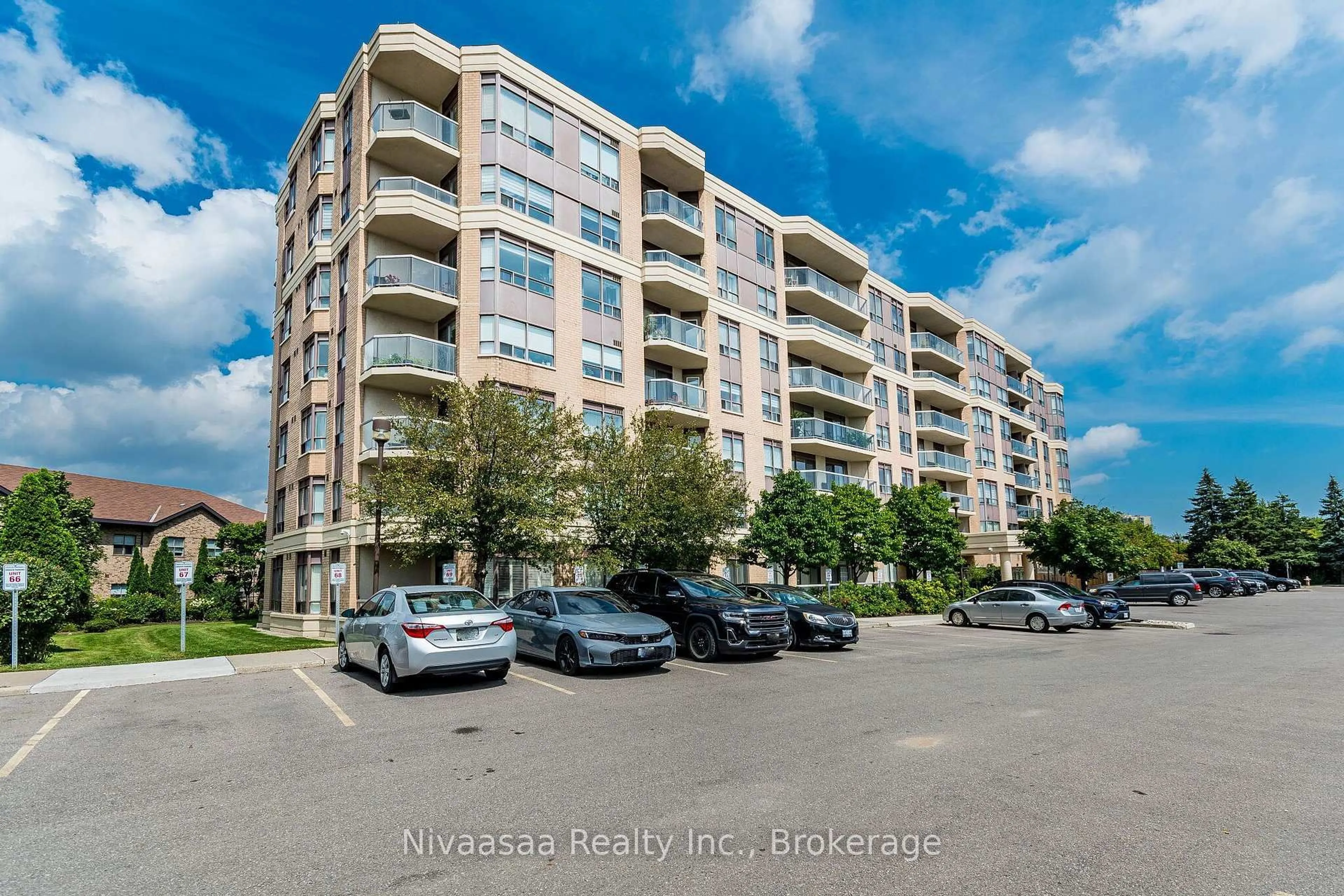 A pic from outside/outdoor area/front of a property/back of a property/a pic from drone, unknown for 300 Ray Lawson Blvd #514, Brampton Ontario L6Y 5H5